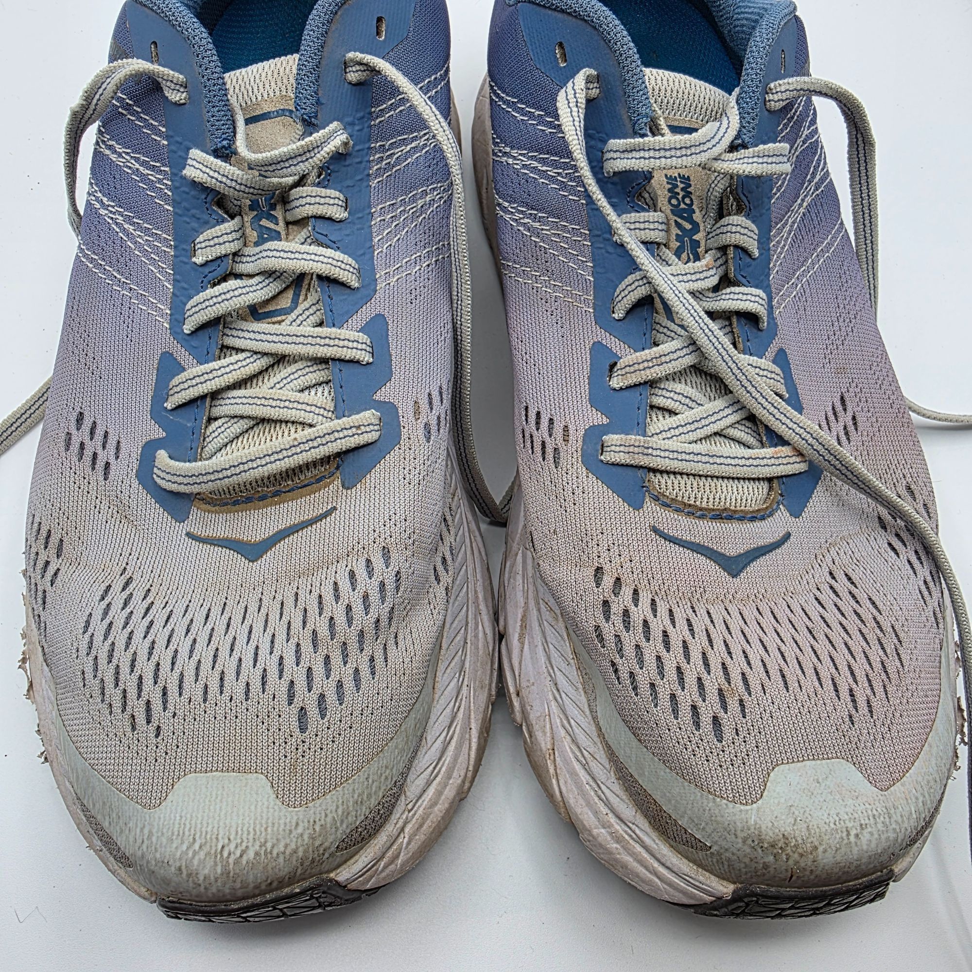 Hoka Hoka One One Clifton 6 Wide Womens Size 9 Blue White Shoes A Size US 9 / IT 39 - 10 Thumbnail