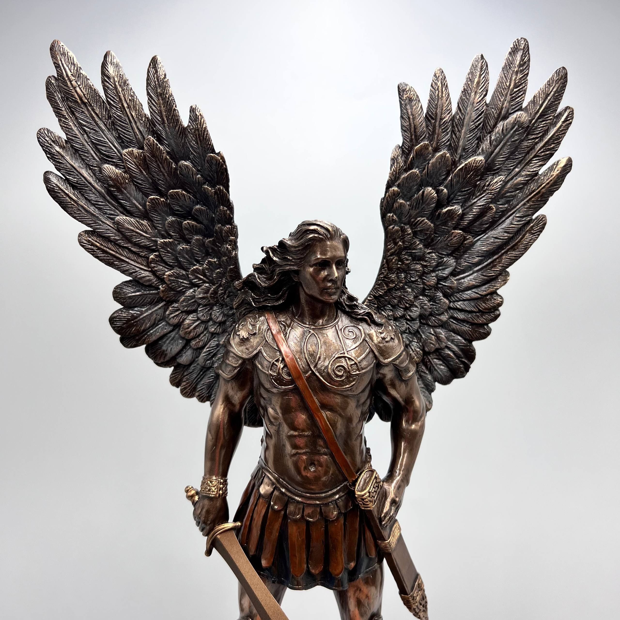 Other Archangel Michael Statue Home Decor Gift Italy 27cm Size ONE SIZE - 2 Thumbnail