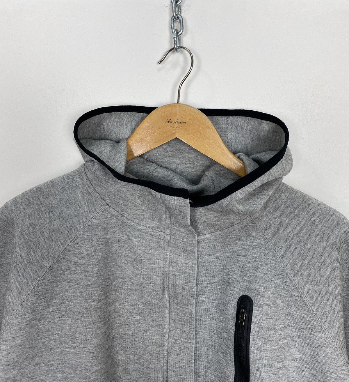 Nike Nike Tech Fleece Full Zip Cape Hoodie Sweatshirt Grey Drill Size XS / US 0-2 / IT 36-38 - 6 Thumbnail