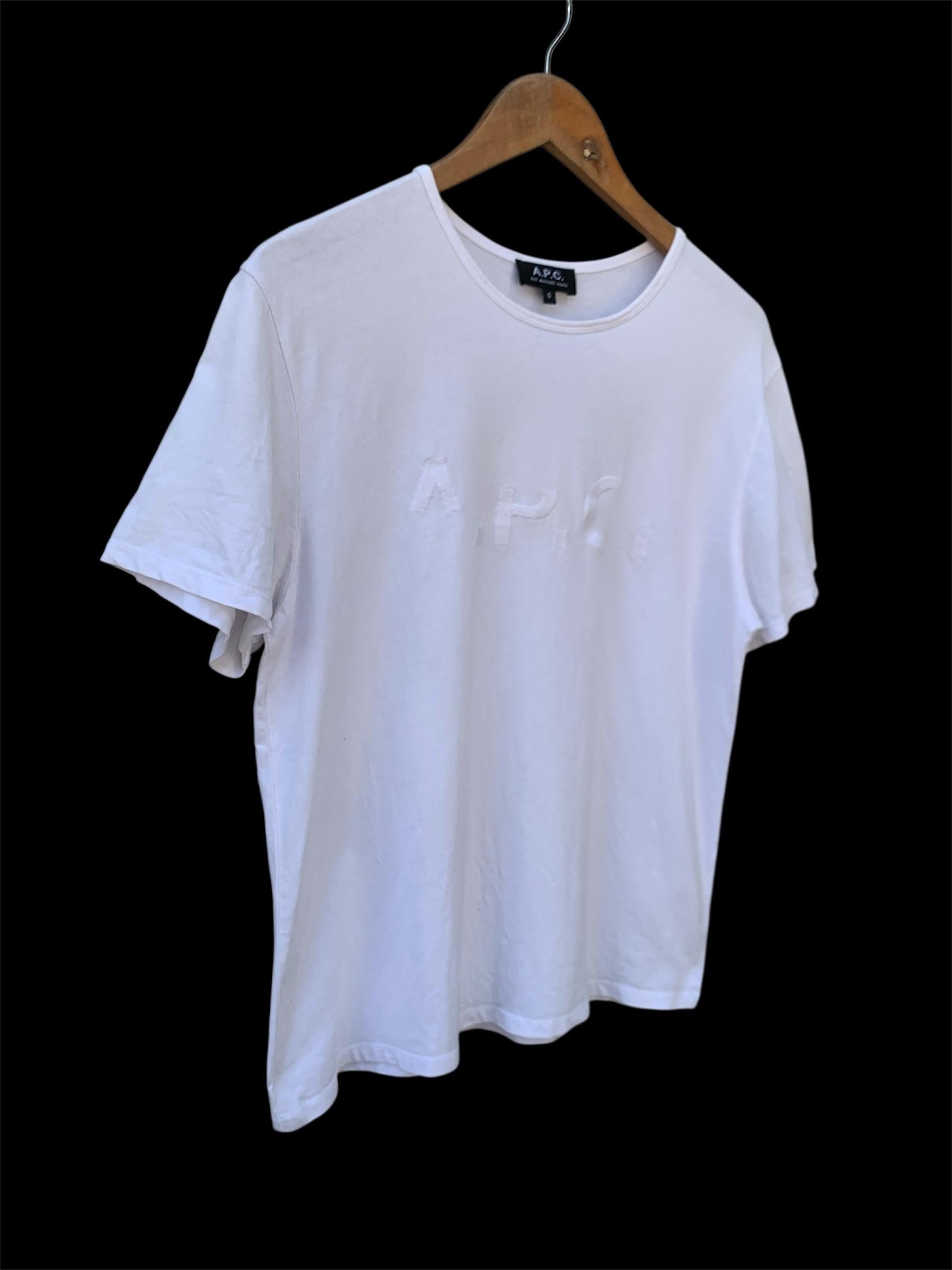 A.P.C. Vintage A.P.C Paris White Tee Size US S / EU 44-46 / 1 - 3 Thumbnail