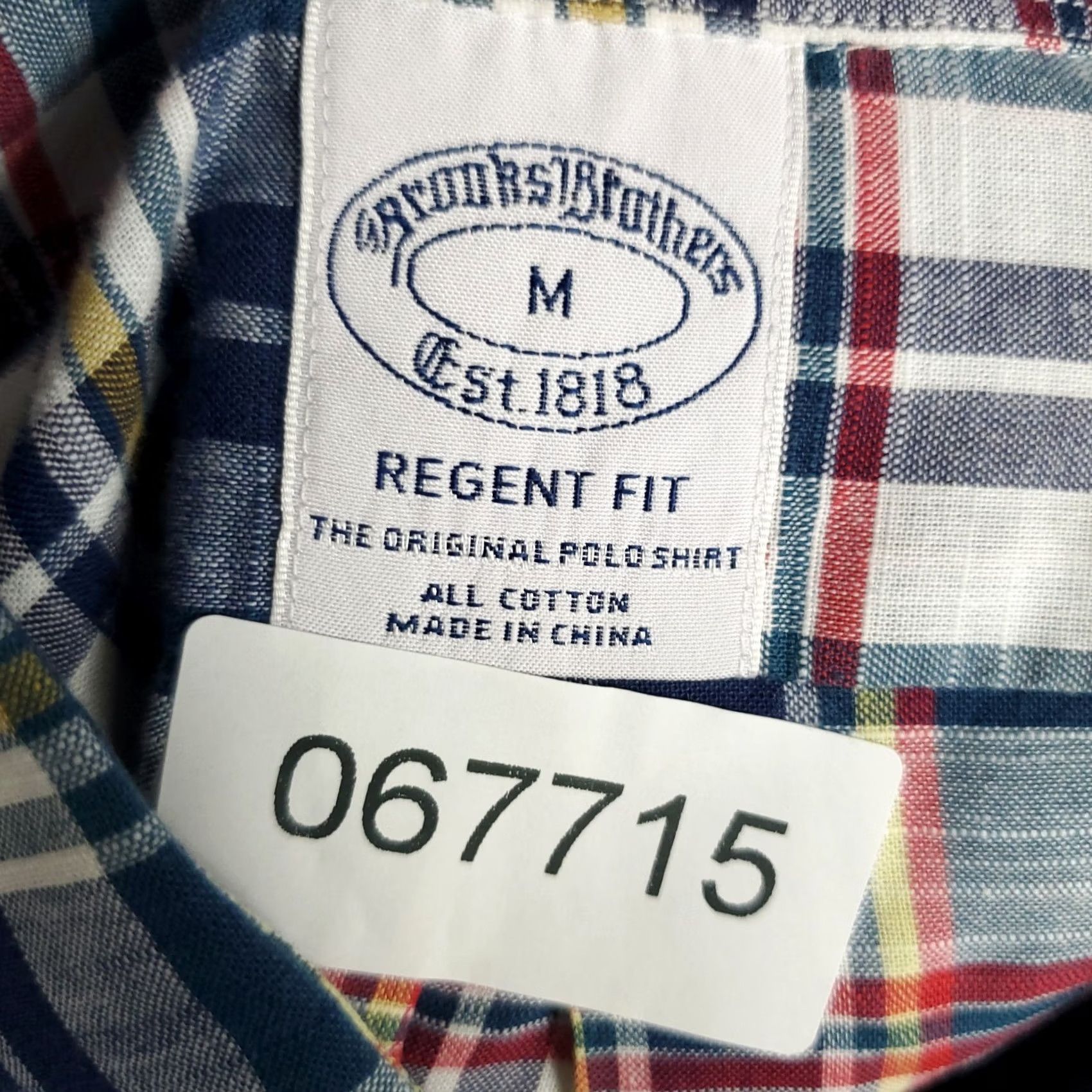 Brooks Brothers Brooks Brothers Shirt Mens Medium Blue Plaid Regent Button Up Short Sleeve Size US M / EU 48-50 / 2 - 6 Thumbnail