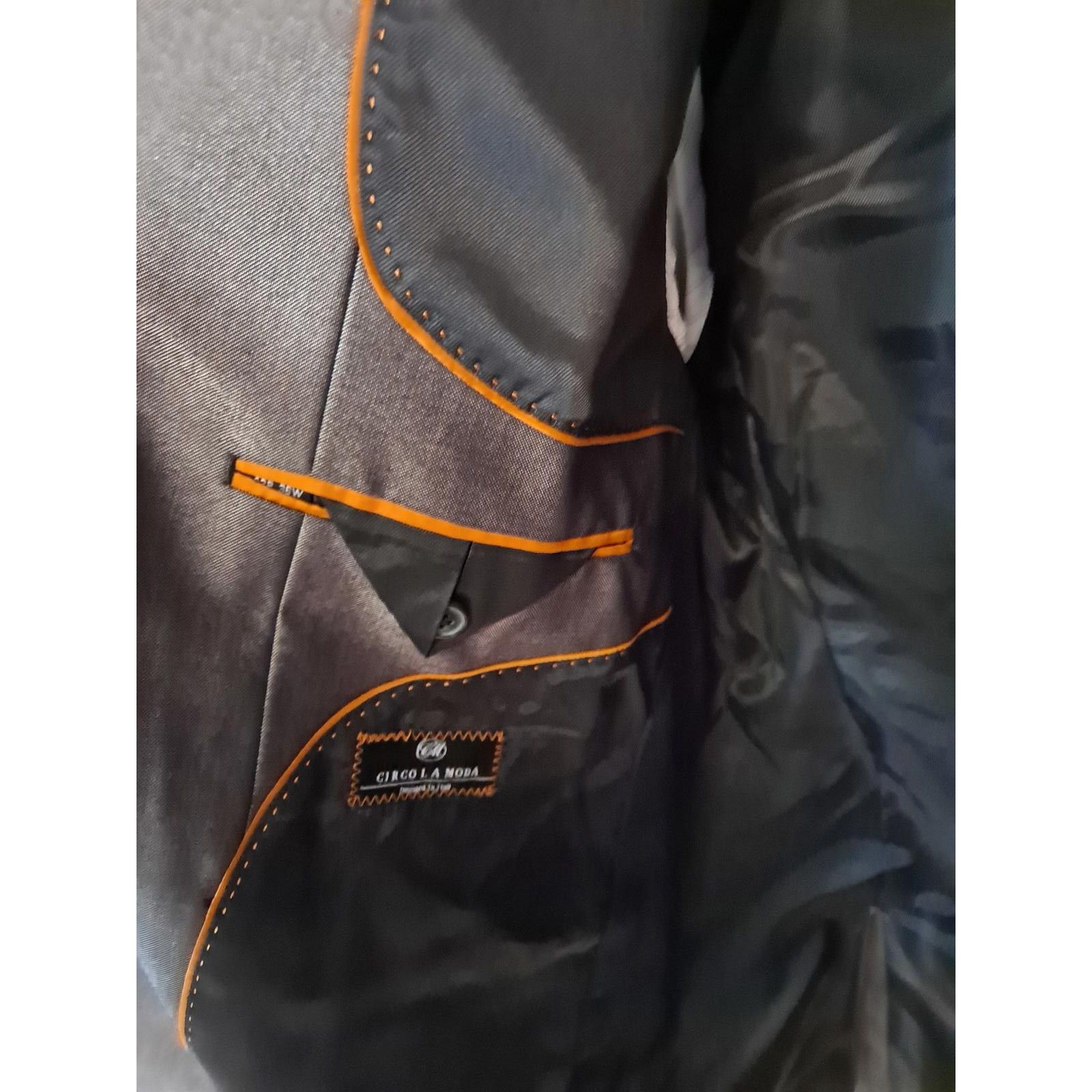 Other Circo La Mode Microtech Gray 3 Button Blazer Size 44R - 5 Thumbnail