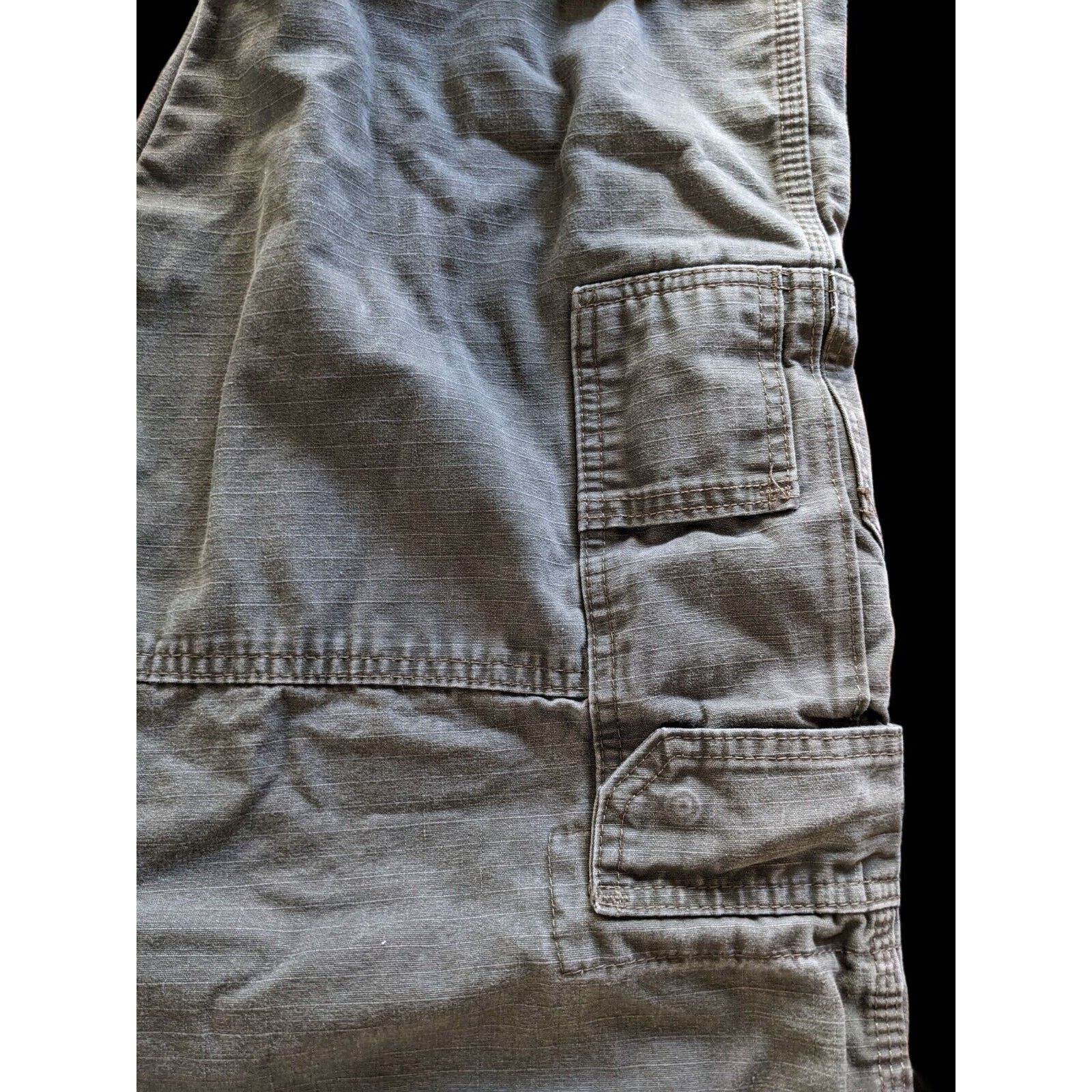 Wrangler Wrangler Riggs Grungy Work Pants 40 X 30 Green Cargo Ripstop Size US 40 / EU 56 - 4 Thumbnail