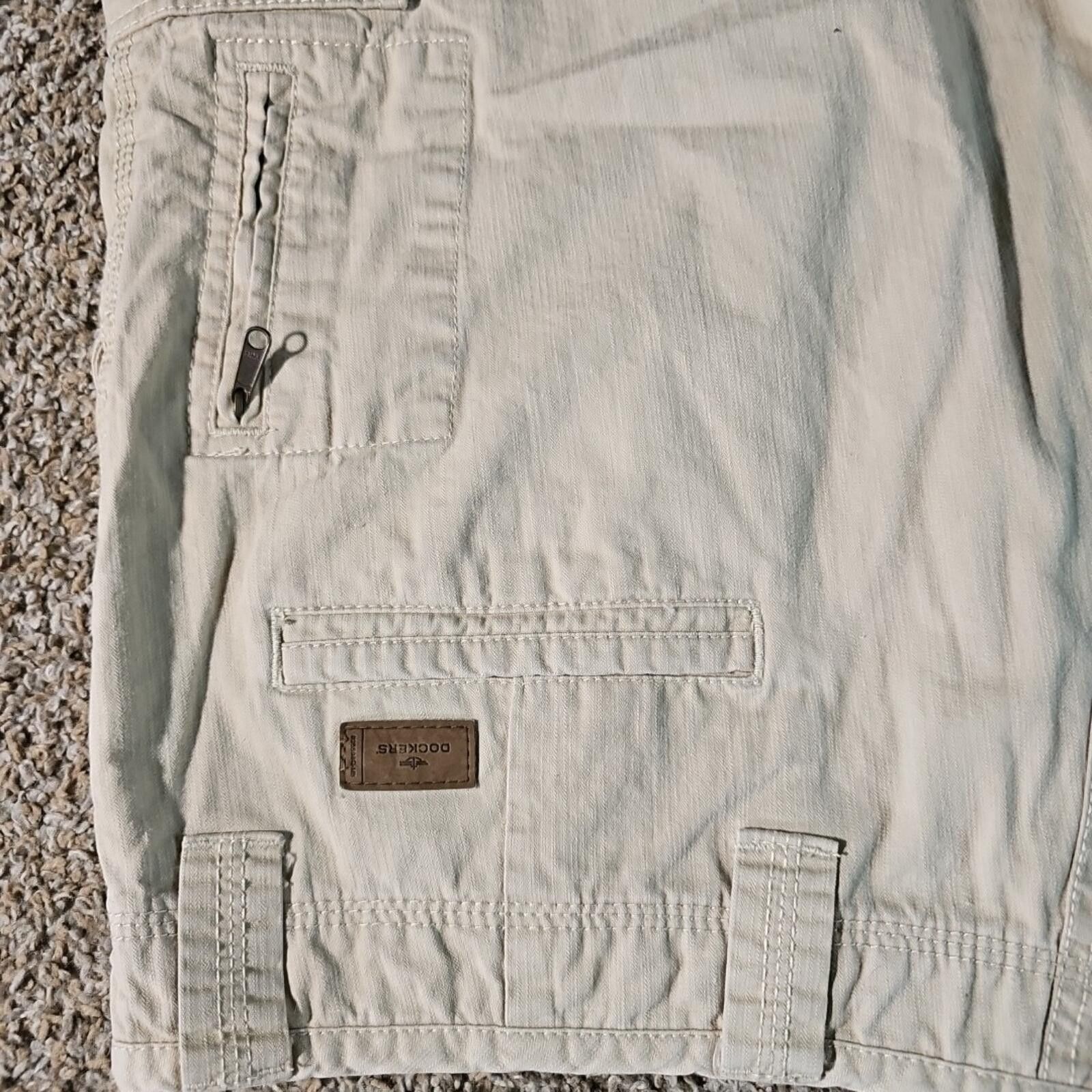 Dockers Dockers Sz 38 Thick Heavy Loose Fit Cargo Shorts Size US 38 / EU 54 - 7 Thumbnail