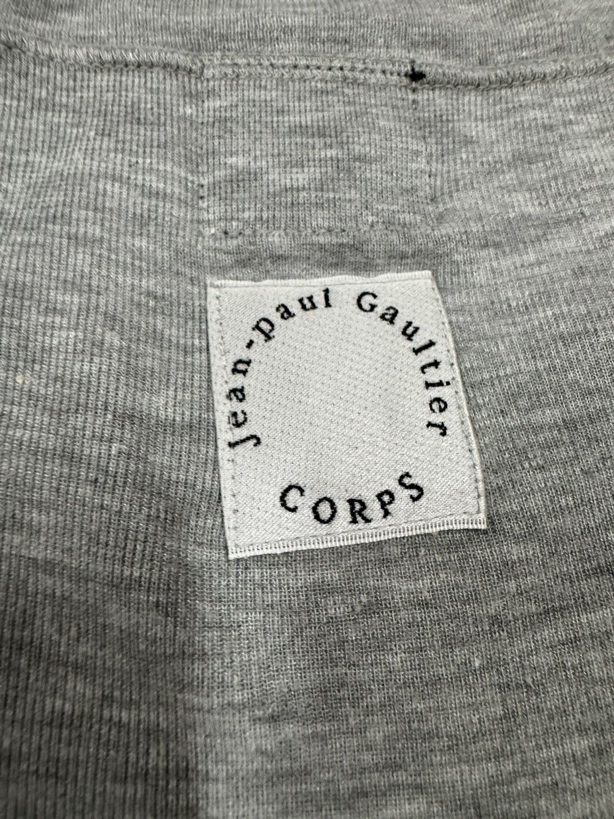 Jean Paul Gaultier × Vintage Vtg🔥Jean Paul Gaultier Homme Corp Basic Tee Size US L / EU 52-54 / 3 - 14 Thumbnail