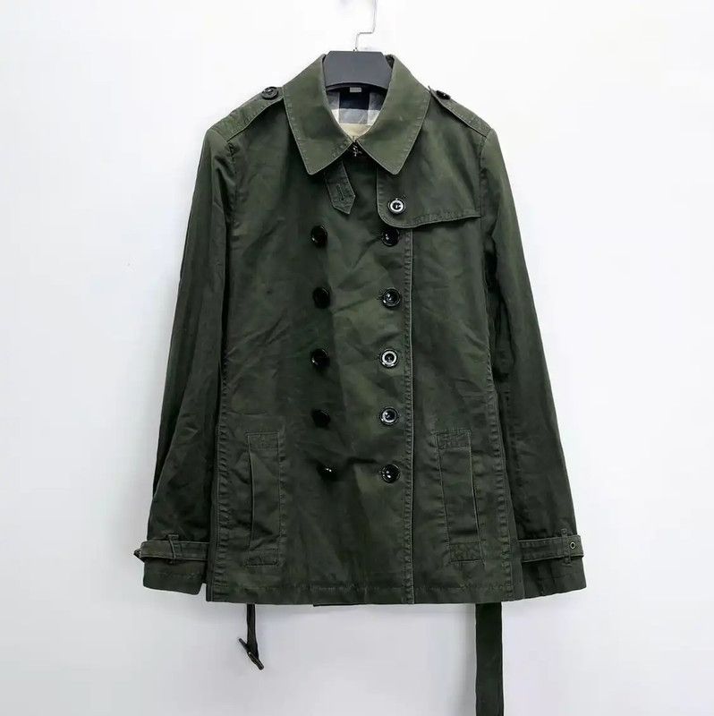 Burberry Burberry Women's Military Green Short Coat Size S / US 4 / IT 40 - 1 Thumbnail