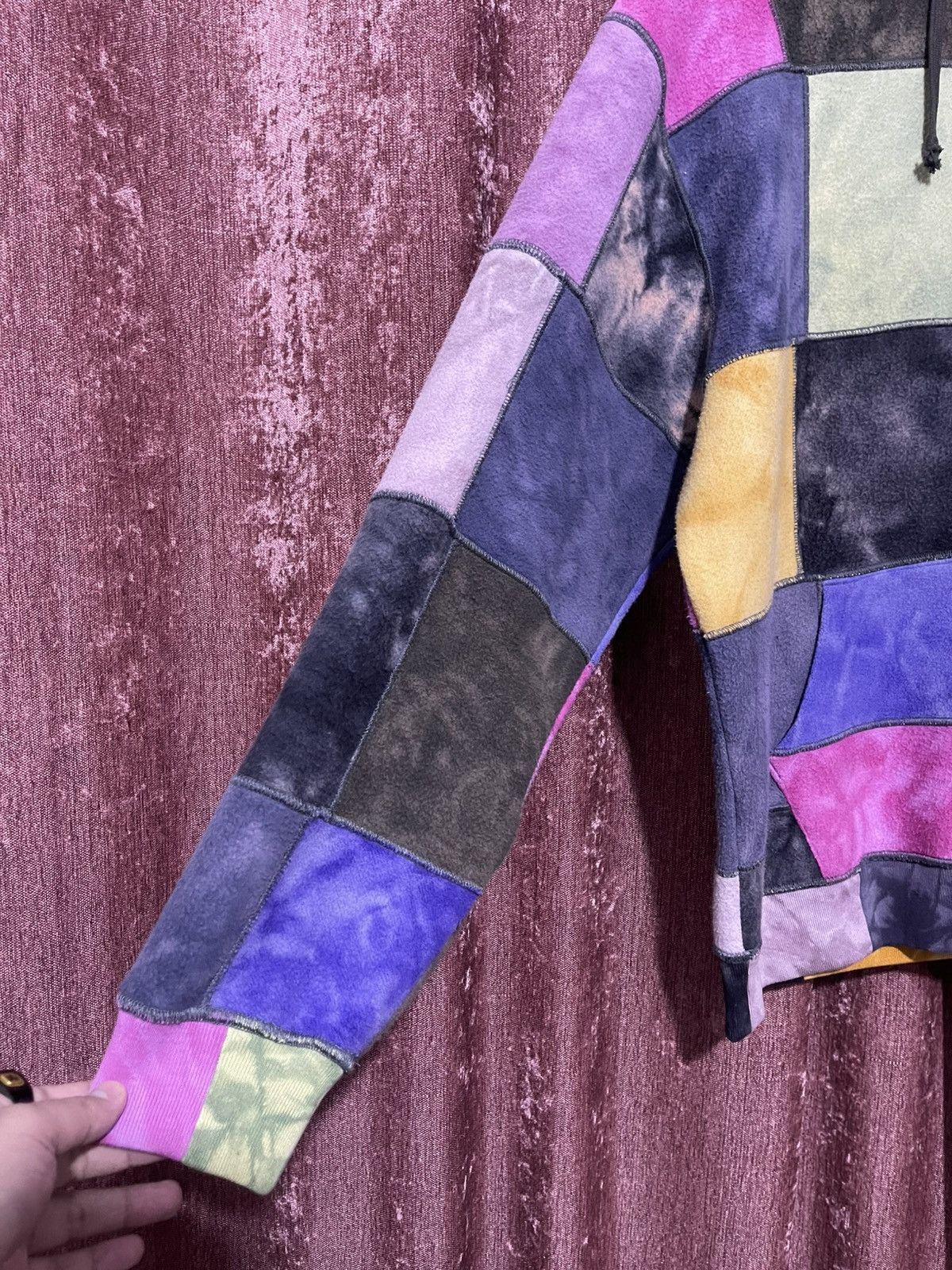 Supreme Supreme SS19 Patchwork Tie Dye Hooded Sweatshirt Medium Size US M / EU 48-50 / 2 - 19 Thumbnail