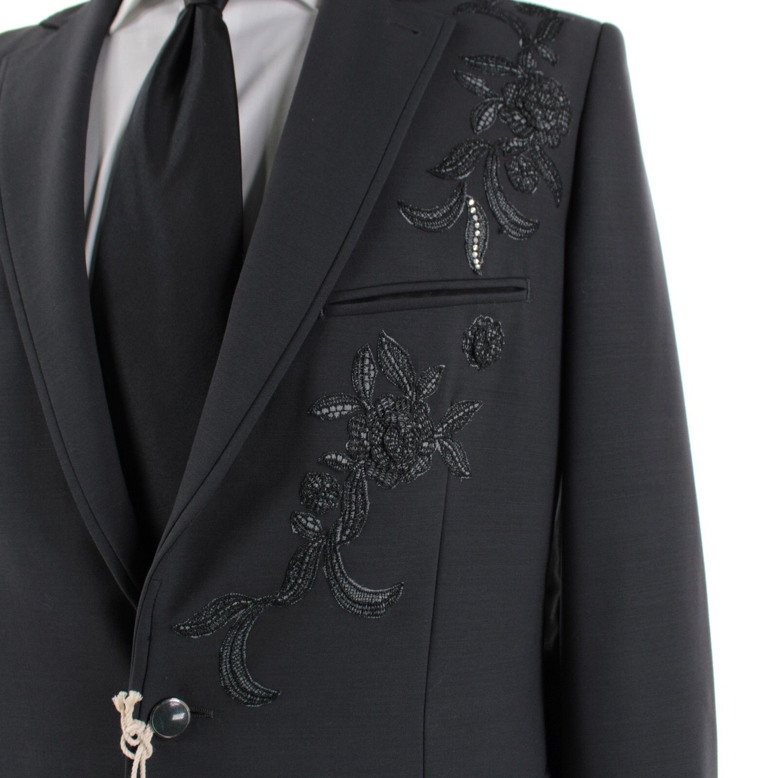Other Italo Ferretti NWT Wool Blend Dinner Jacket Sz 52 US 42 Gray Size 42R - 3 Thumbnail