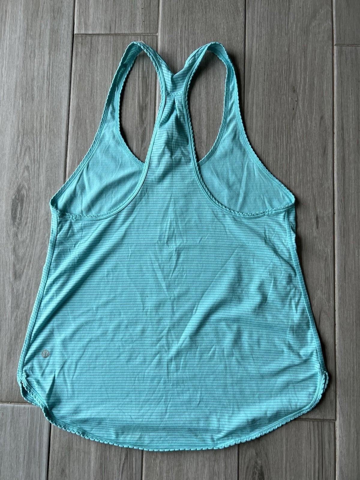 Lululemon Lululemon Tank Top Teal Medium Athletic 6-8 No Sz Tag Size M / US 6-8 / IT 42-44 - 2 Thumbnail
