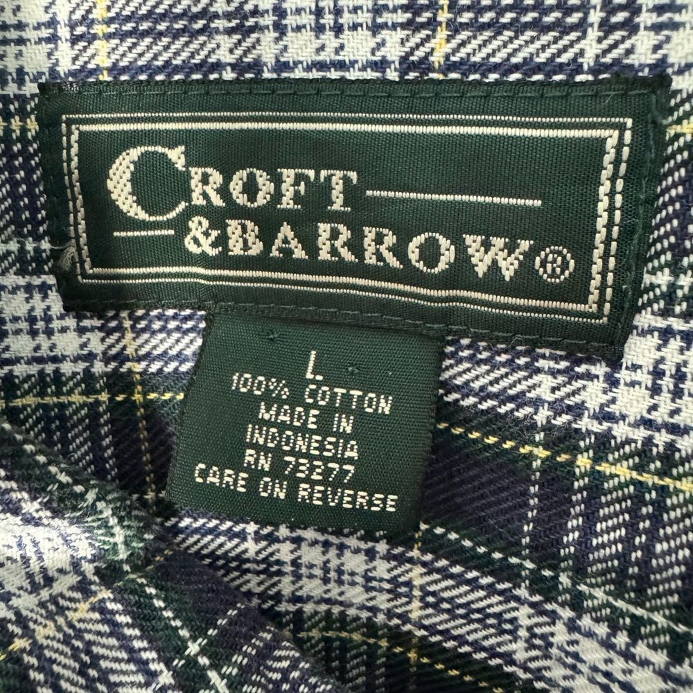 Croft & Barrow Croft & Barrow SZ L plaid button down shirt Size US L / EU 52-54 / 3 - 3 Thumbnail