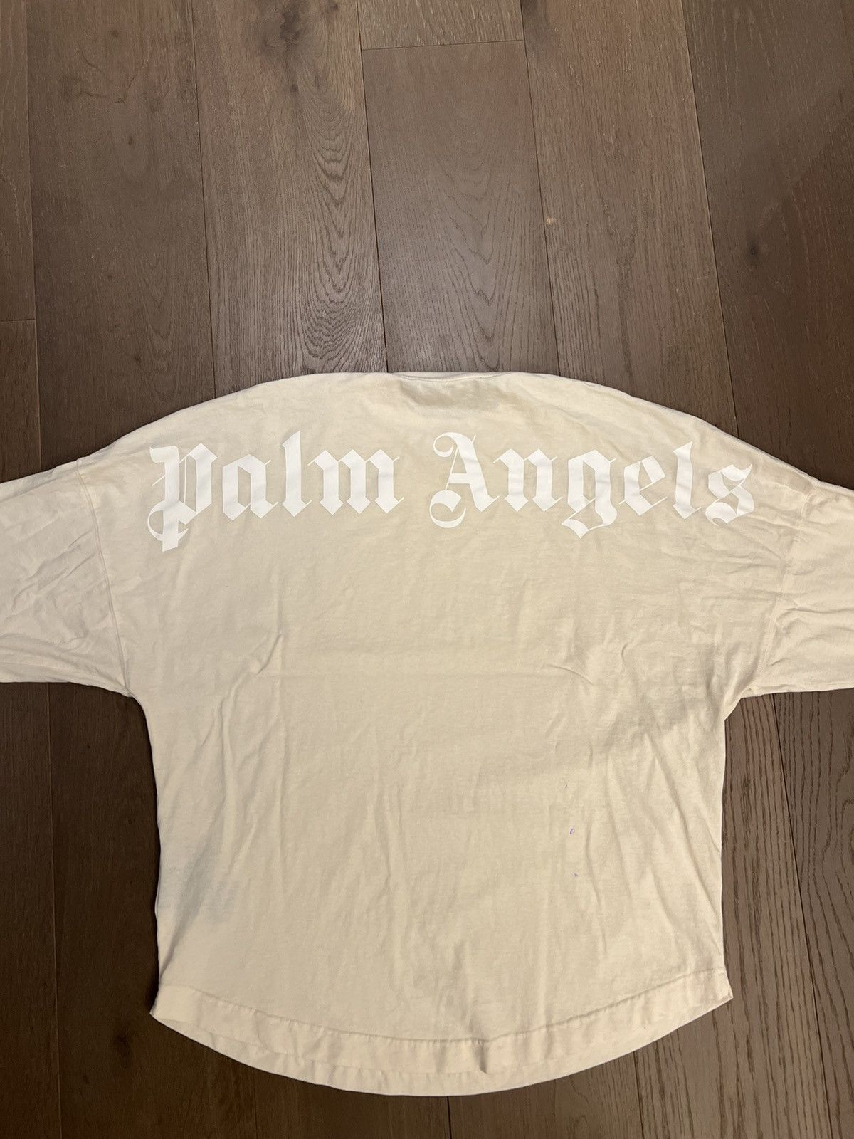 Palm Angels Palm Angels Cream T shirt Size US M / EU 48-50 / 2 - 7 Thumbnail