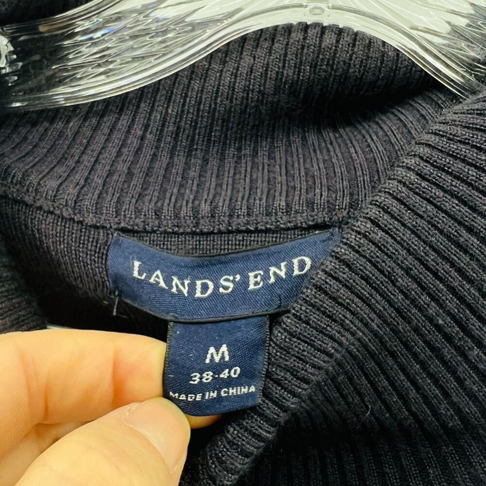 Lands' End Lands End Men's M Long Sleeve Sweater Jacket Team Submarine Size US M / EU 48-50 / 2 - 4 Thumbnail