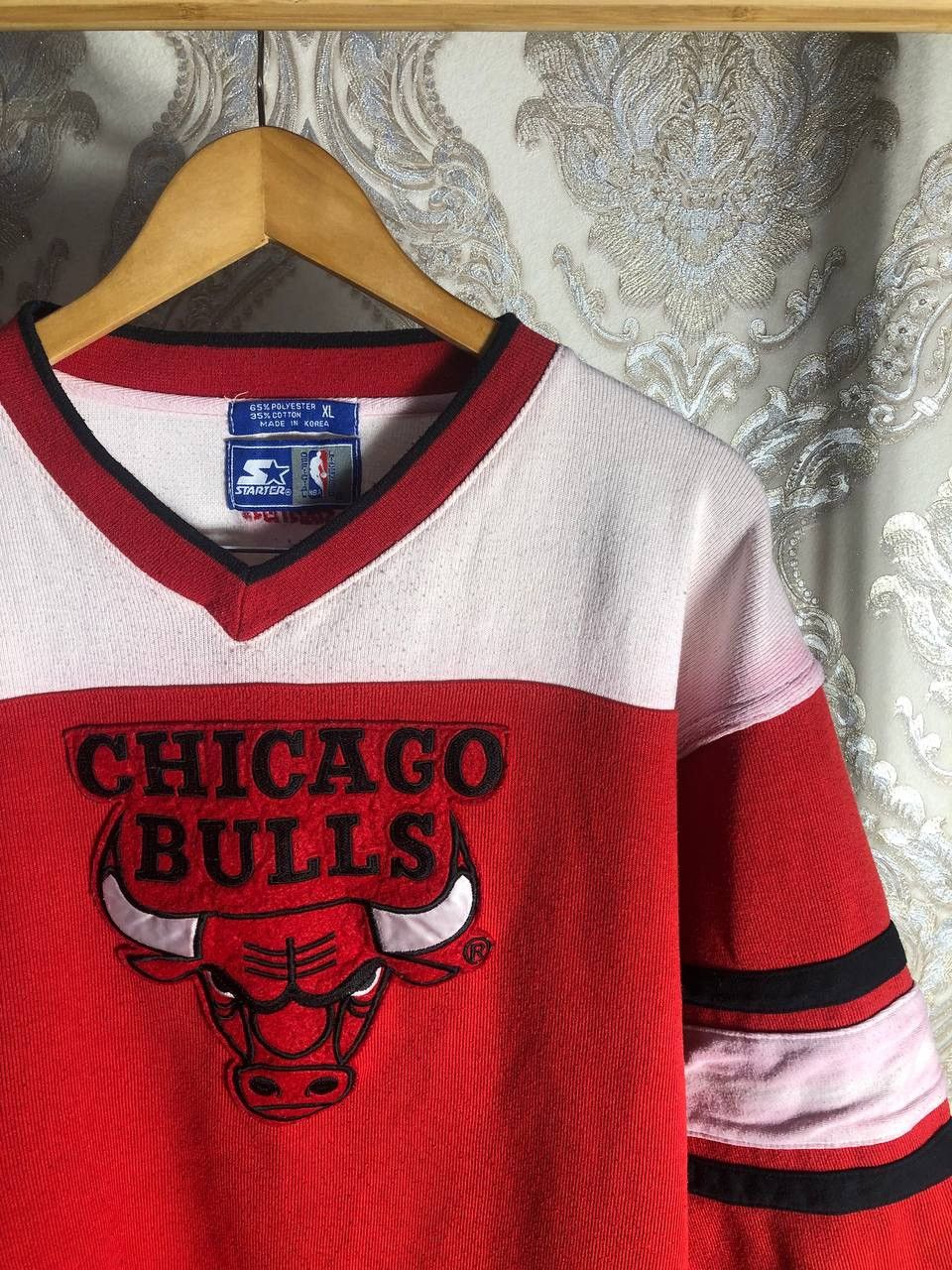 Starter × Vintage VERY RARE STARTER CHICAGO BULLS NBA VINTAGE T-SHIRT 90s Y2K Size US XL / EU 56 / 4 - 2 Thumbnail