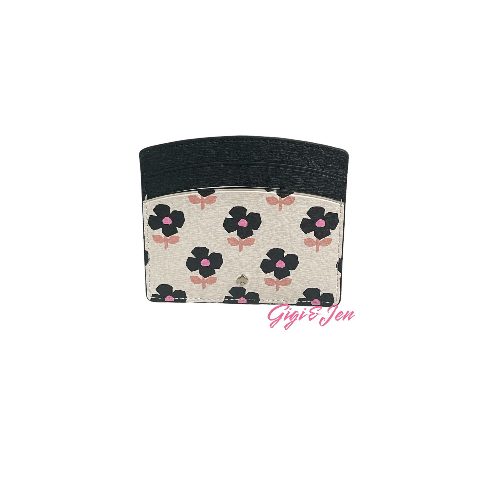 Kate Spade Kate Spade Print Floral Cardholder ID Wallet Card Size ONE SIZE - 3 Thumbnail