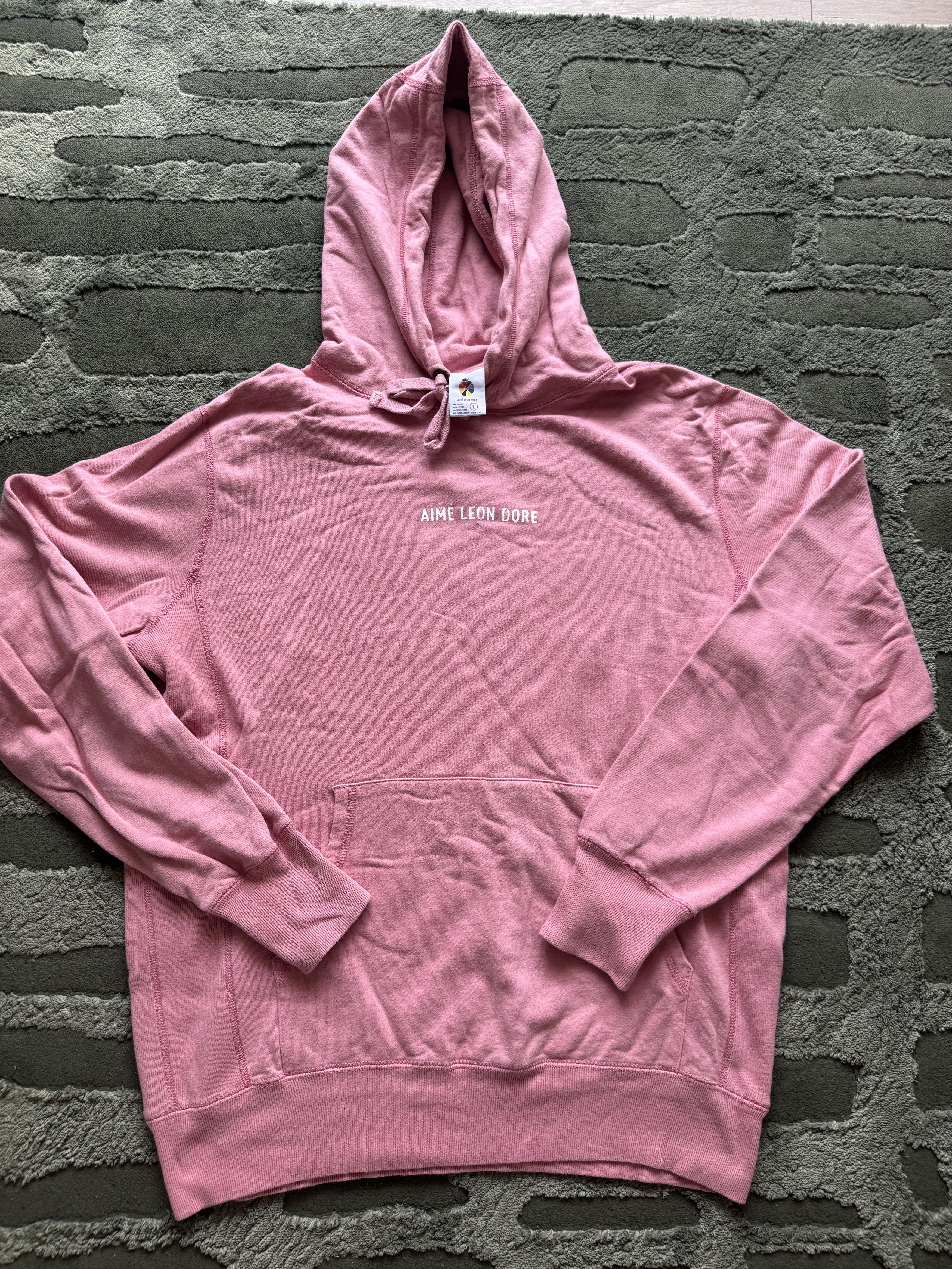 Aime Leon Dore Aime Leon Dore uniform hoodie pink Size US L / EU 52-54 / 3 - 1 Thumbnail