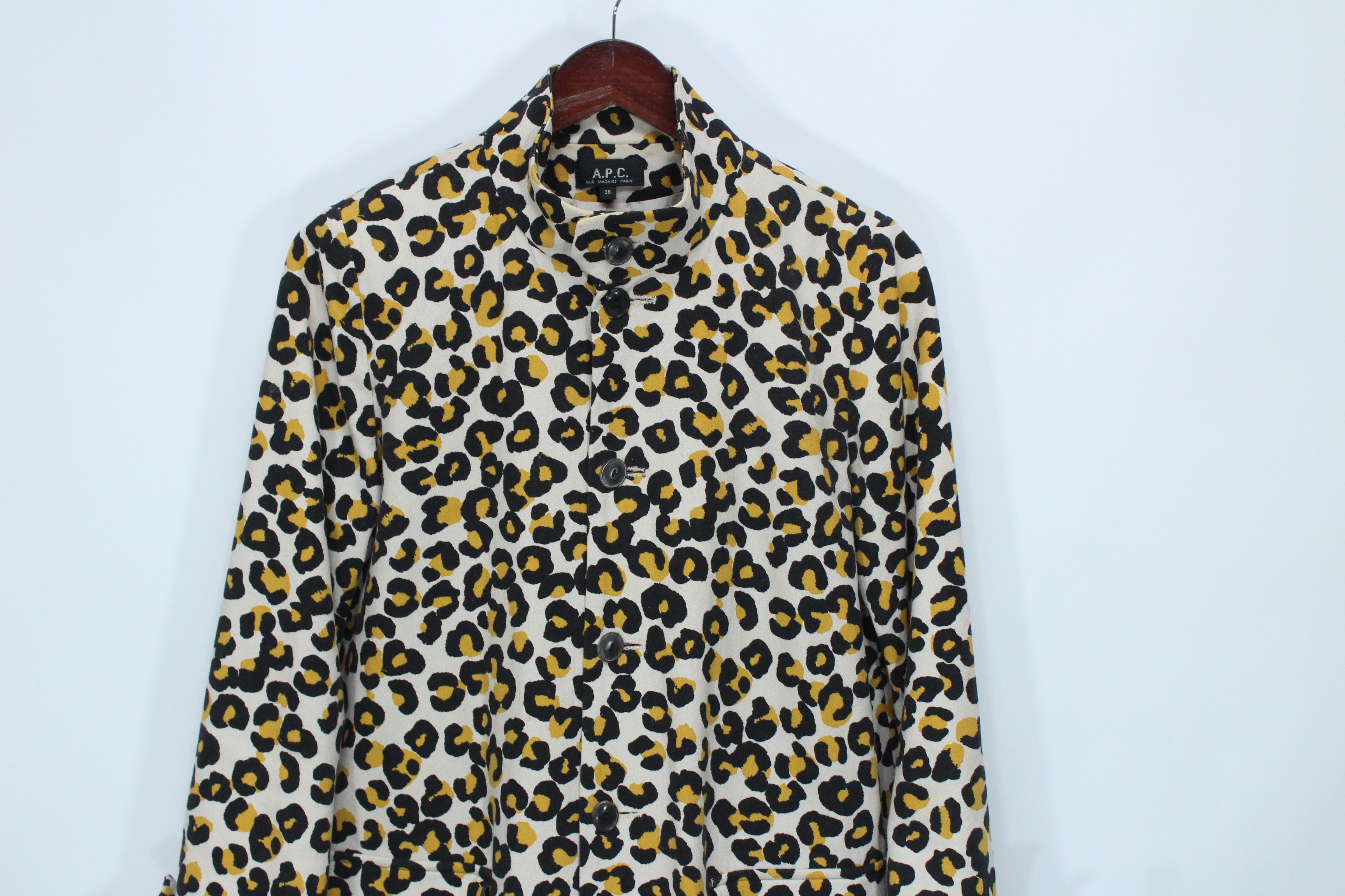 A.P.C. APC Leopard Print Jacket Blazer Size 38 Vintage Size XS / US 0-2 / IT 36-38 - 5 Thumbnail
