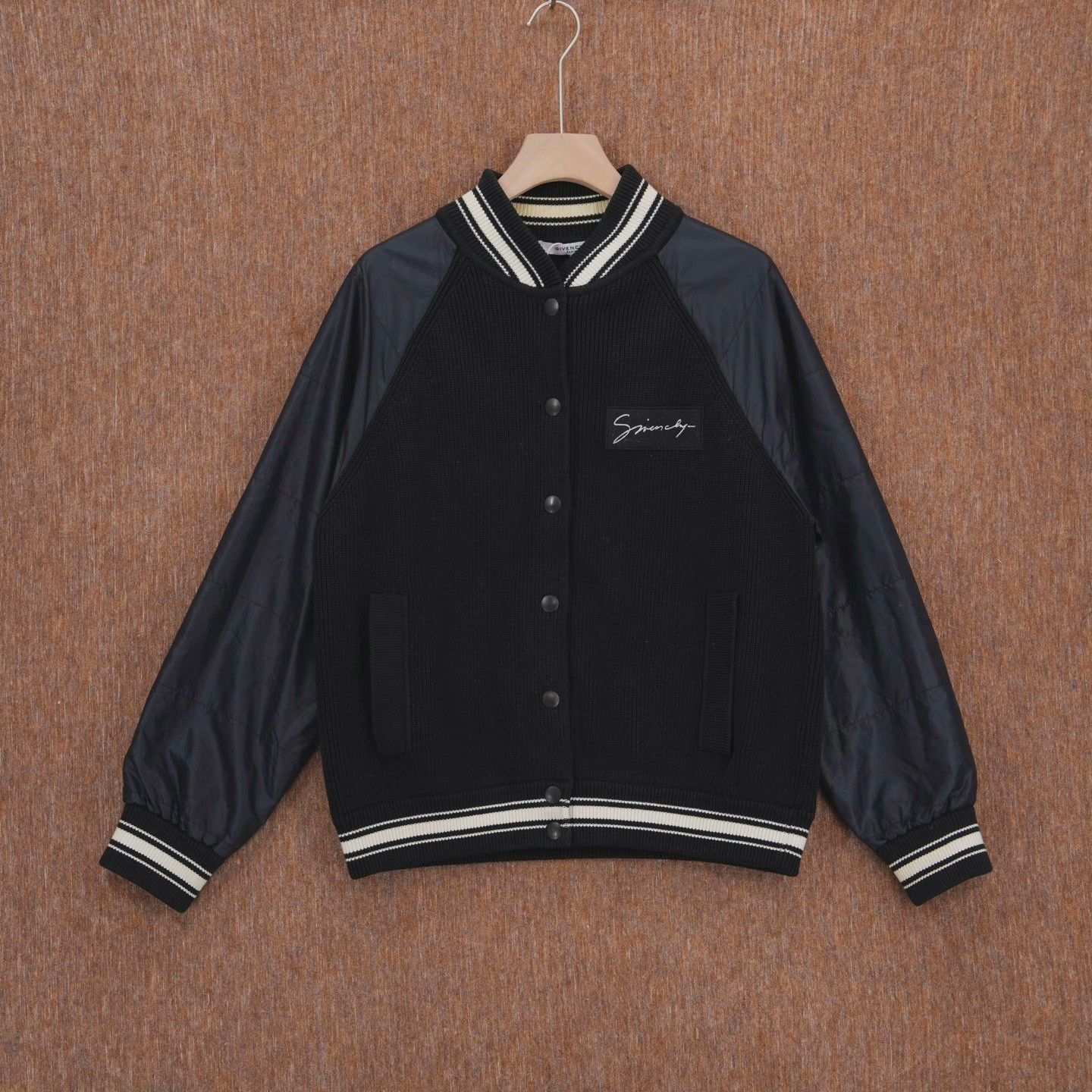 Givenchy Givenchy Striped Black Jacket S Women Size S / US 4 / IT 40 - 1 Thumbnail