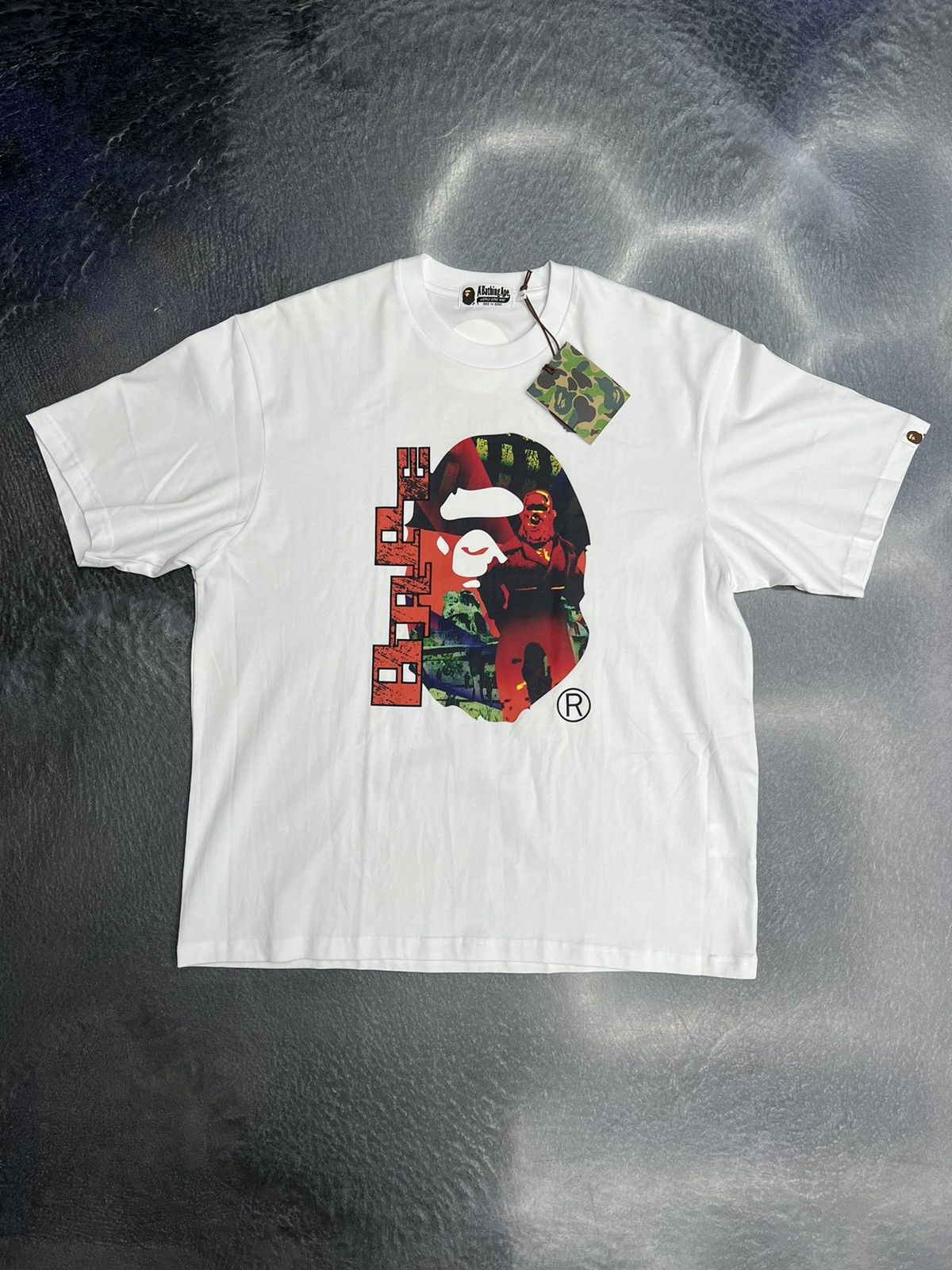 Bape Bape Head Graphic T-Shirt Size US L / EU 52-54 / 3 - 1 Thumbnail