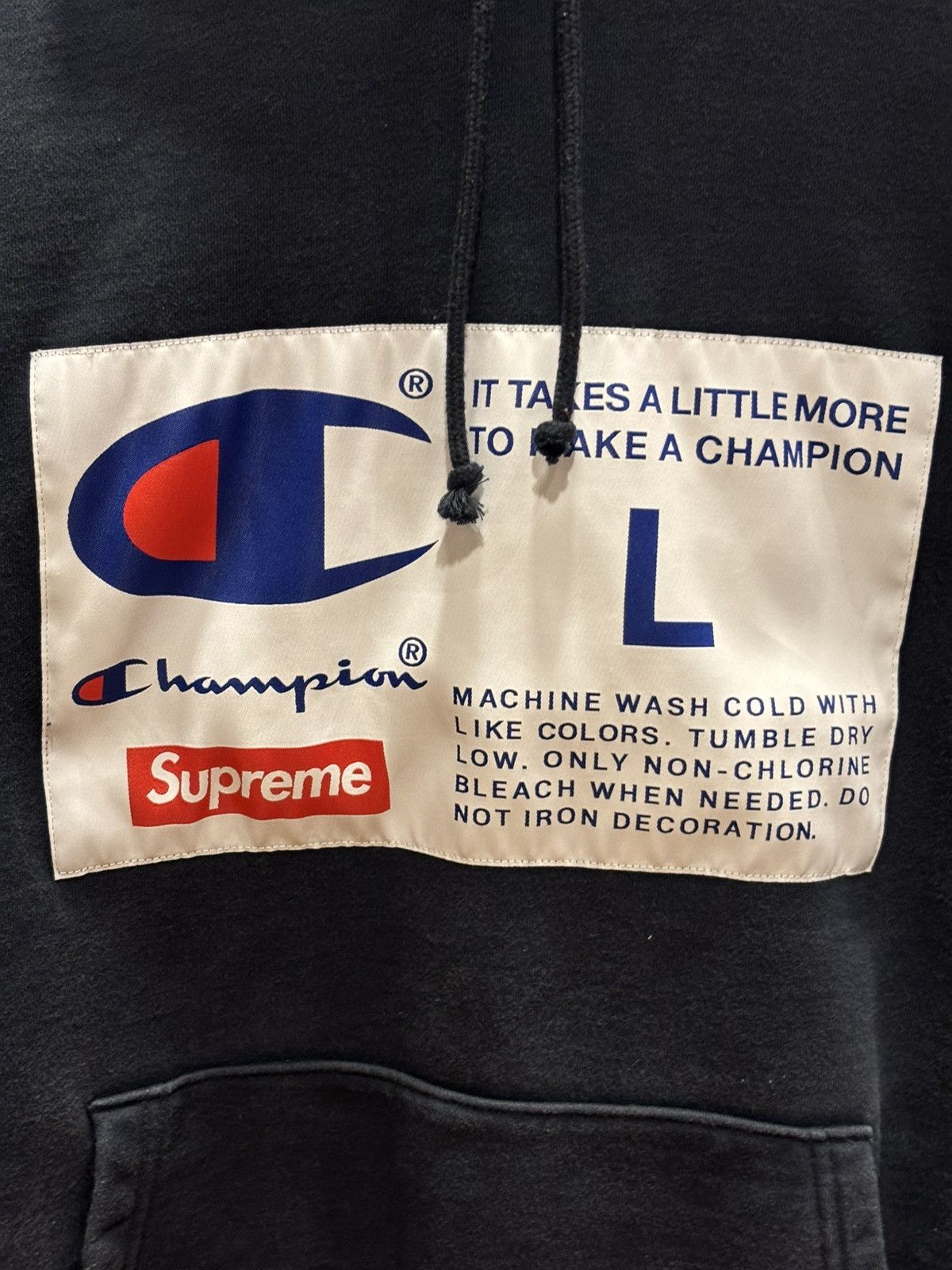 Champion × Supreme Supreme x Champion Hoodie Size US L / EU 52-54 / 3 - 3 Thumbnail