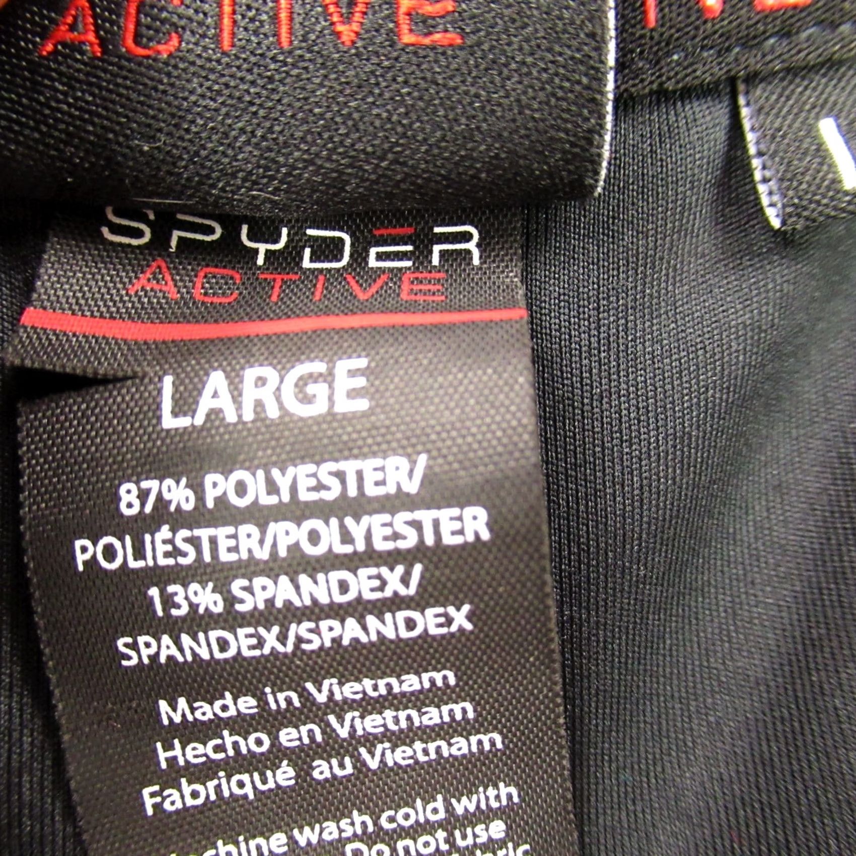 Spyder Spyder Tank Top Womens Large Sleeveless Lightweight Stretch Black Workout Shirt Size L / US 10 / IT 46 - 8 Thumbnail