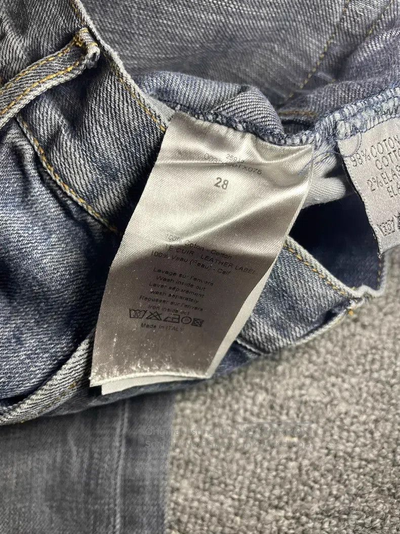 Dior Dior Blue Gradient Washed Ripped Distressed Denim Jeans Size US 28 / EU 44 - 6 Thumbnail