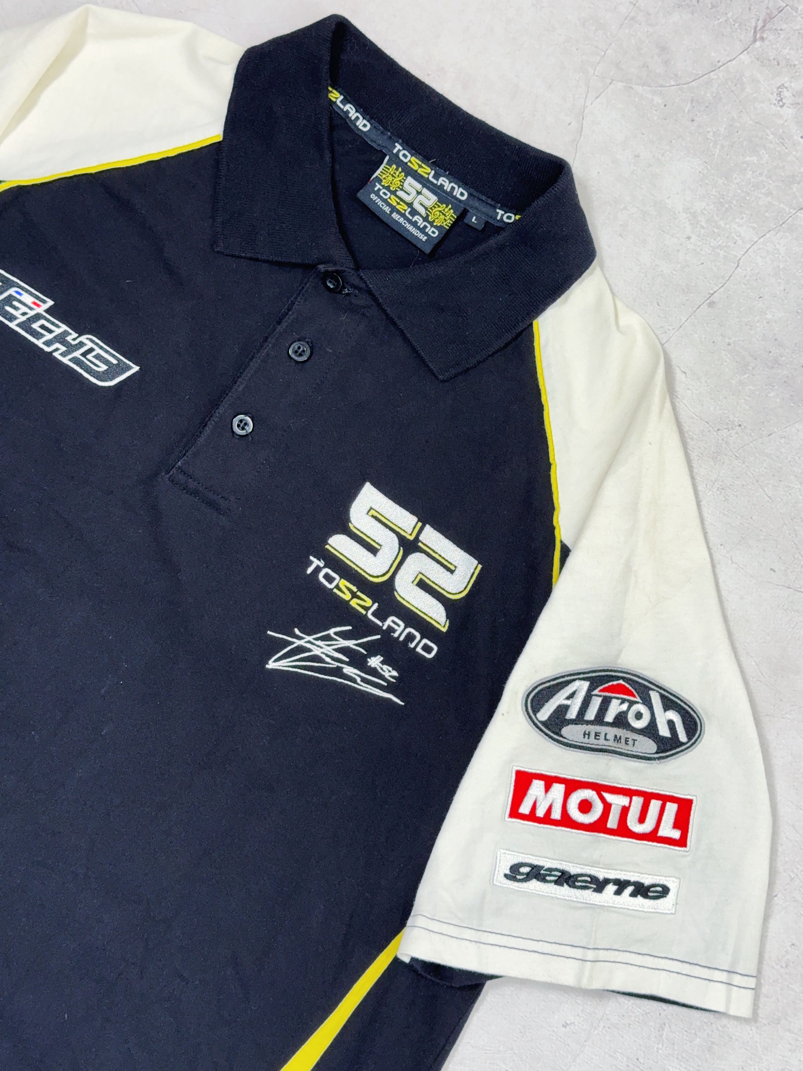 Other 2009 James Toseland 52 Polo T-Shirt Tech3 Motul MotoGP Size US M / EU 48-50 / 2 - 9 Thumbnail