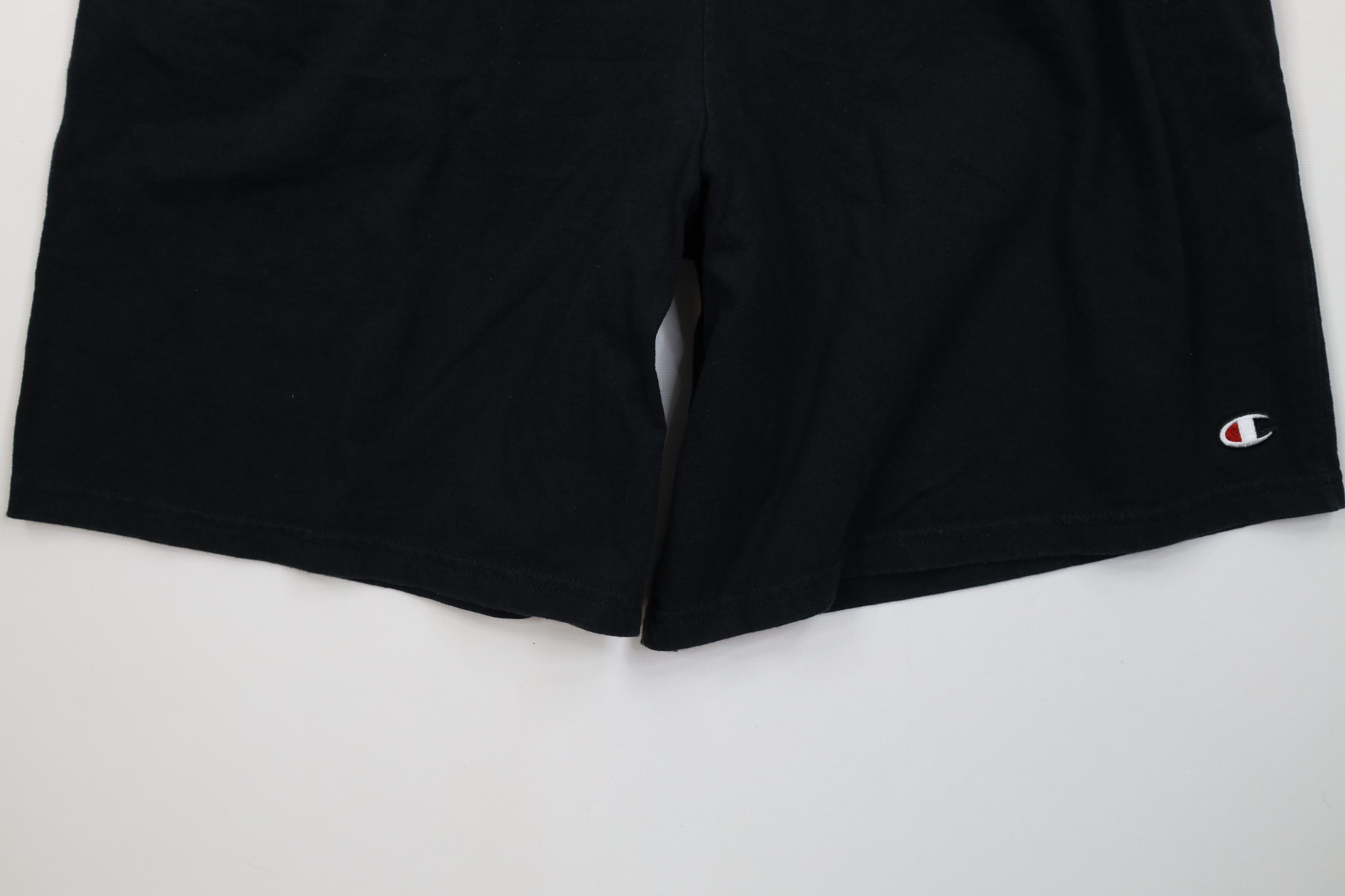 Champion Vintage Y2K Champion Logo Above Knee Shorts Black Cotton Size US 36 / EU 52 - 4 Thumbnail