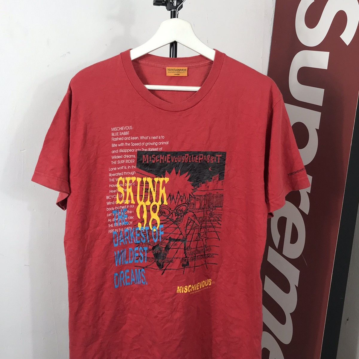 Japanese Brand 🔥Mischievous Skunk Punk by Emi Nakayama Seditionaries Tee Size US L / EU 52-54 / 3 - 2 Thumbnail