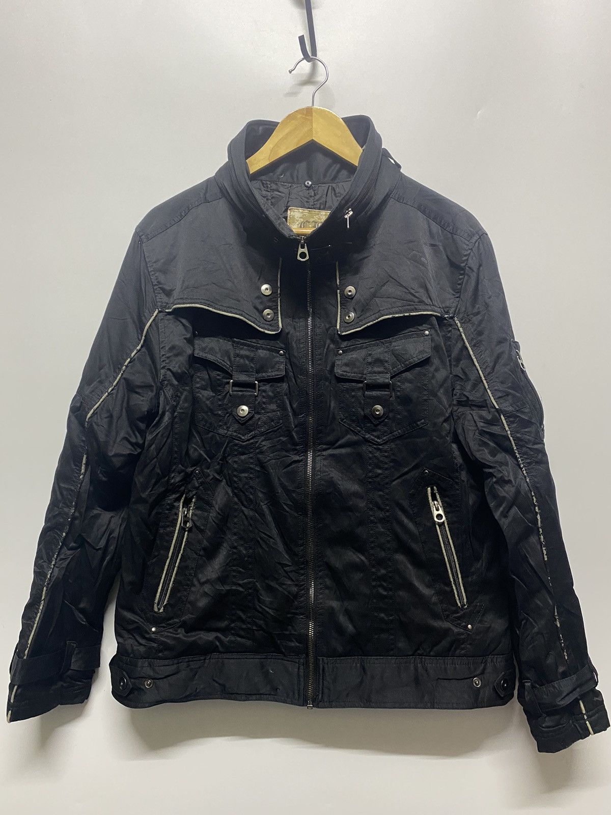 14th Addiction Create Barefoot Japanese Punk Style Multi Pocket Jacket Size US XL / EU 56 / 4 - 1 Thumbnail
