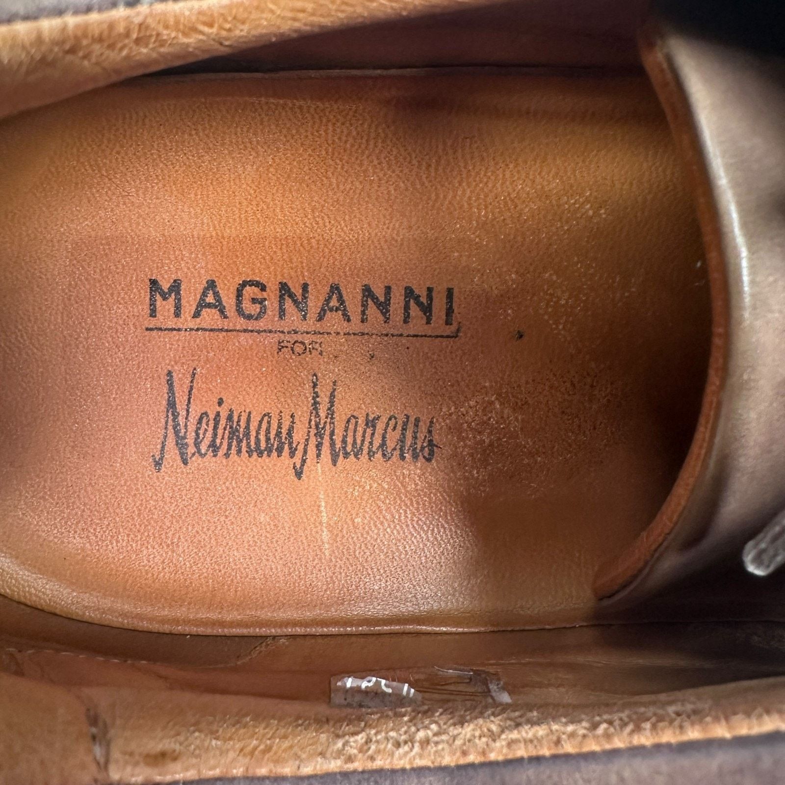 Other Magnanni For Neiman Sneakers Men 12 M Brown Leather Shoes Size US 12 / EU 45 - 7 Thumbnail
