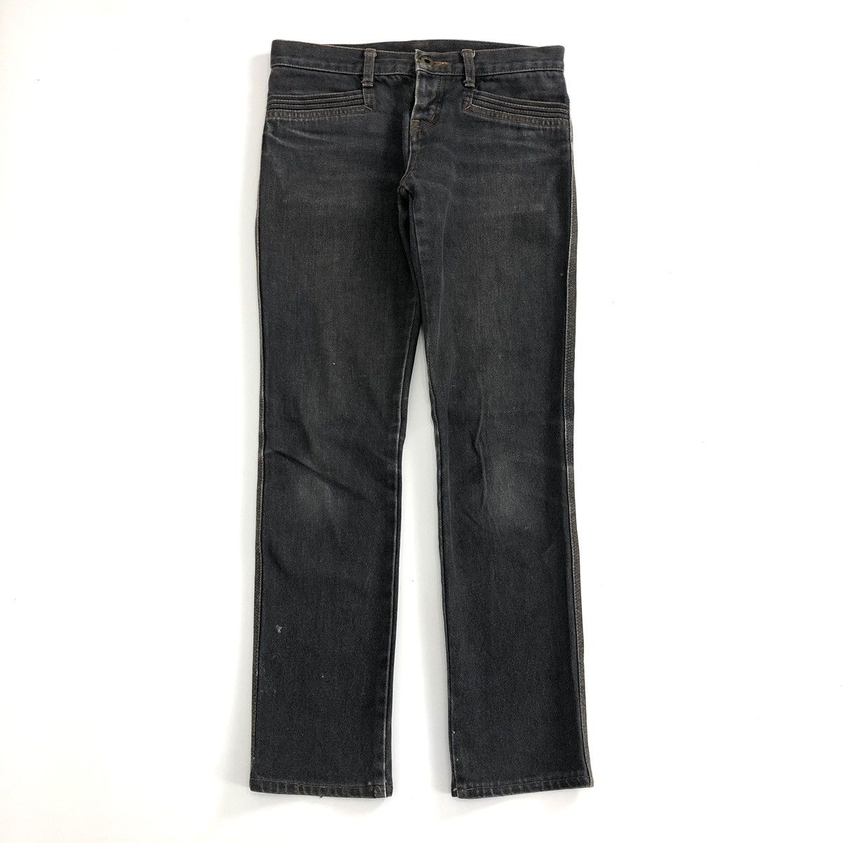 Hysteric Glamour × Japanese Brand × Yohji Yamamoto Hysteric Glamour Grey Skinny Jeans Size US 27 - 1 Thumbnail
