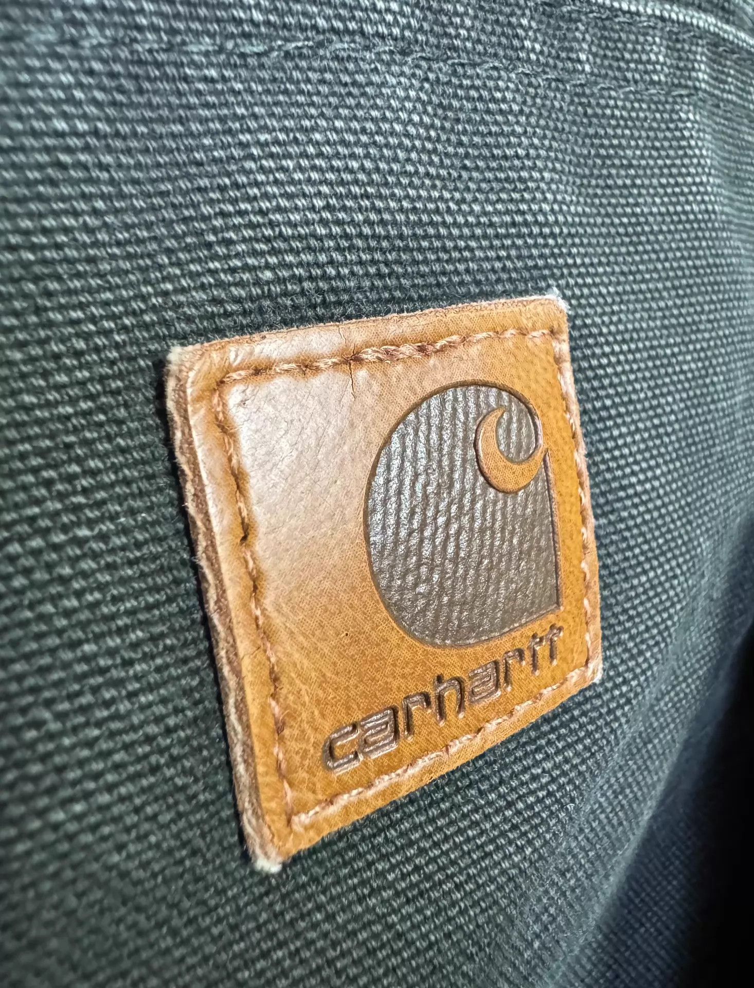Carhartt Vintage Carhartt J22 Washed Moss Green L Jacket Size US L / EU 52-54 / 3 - 7 Thumbnail