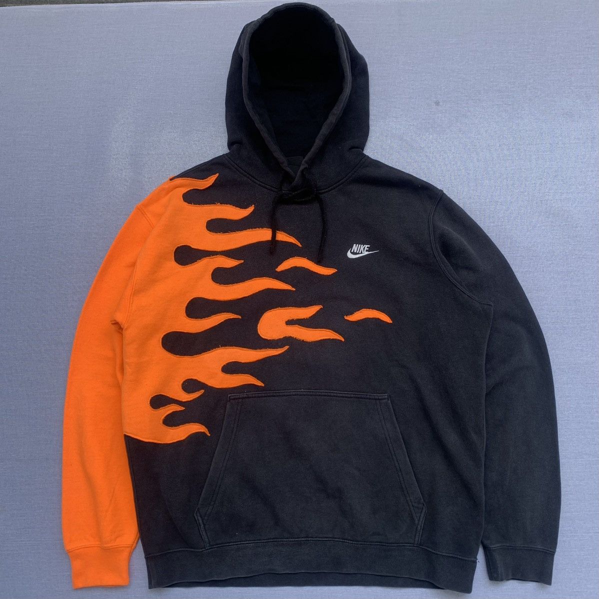 Nike crazy✨ Nike flame reworked hand Hoodie Size US XL / EU 56 / 4 - 3 Thumbnail