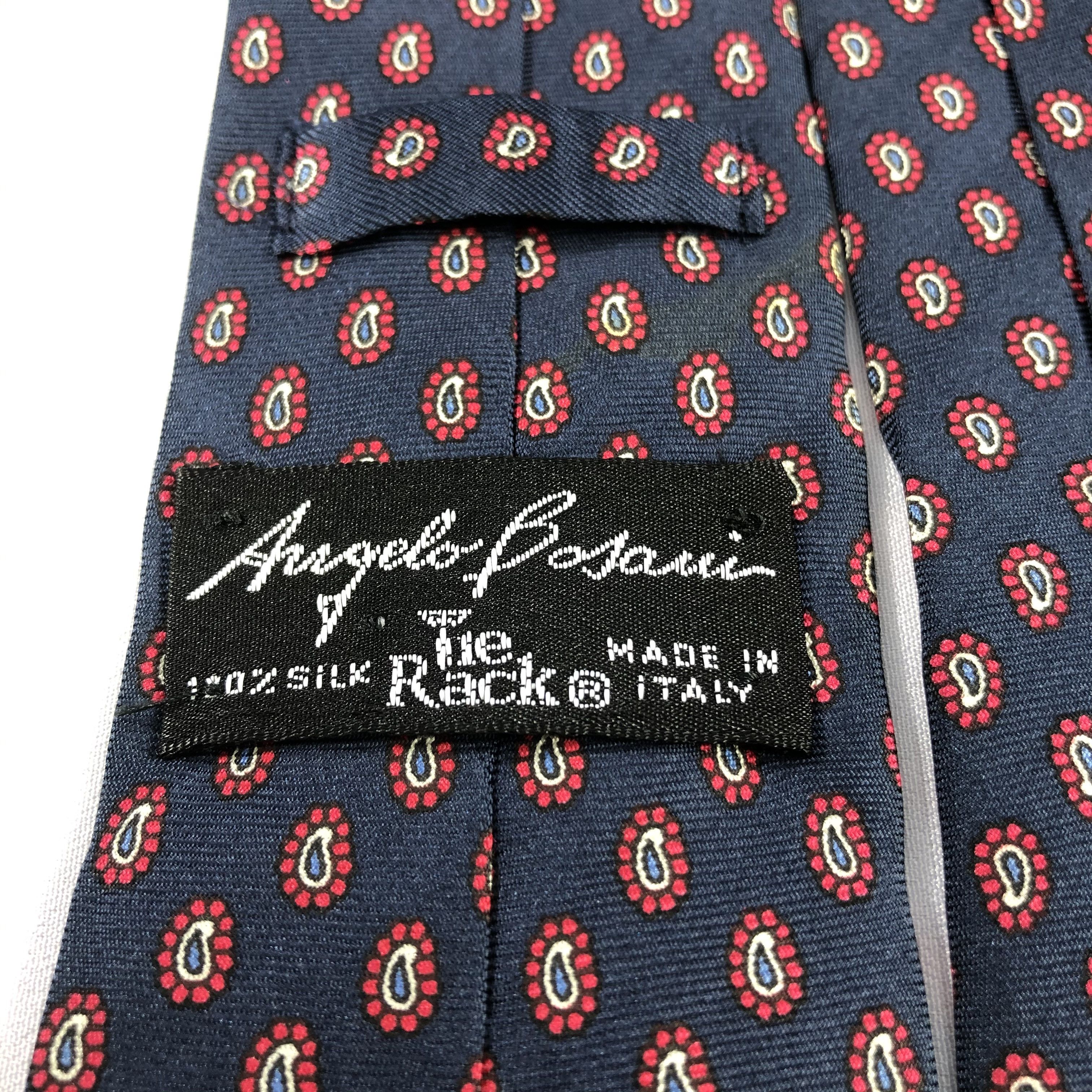 Vintage Angelo Bosani Silk Neck Ties T83 Size ONE SIZE - 3 Thumbnail