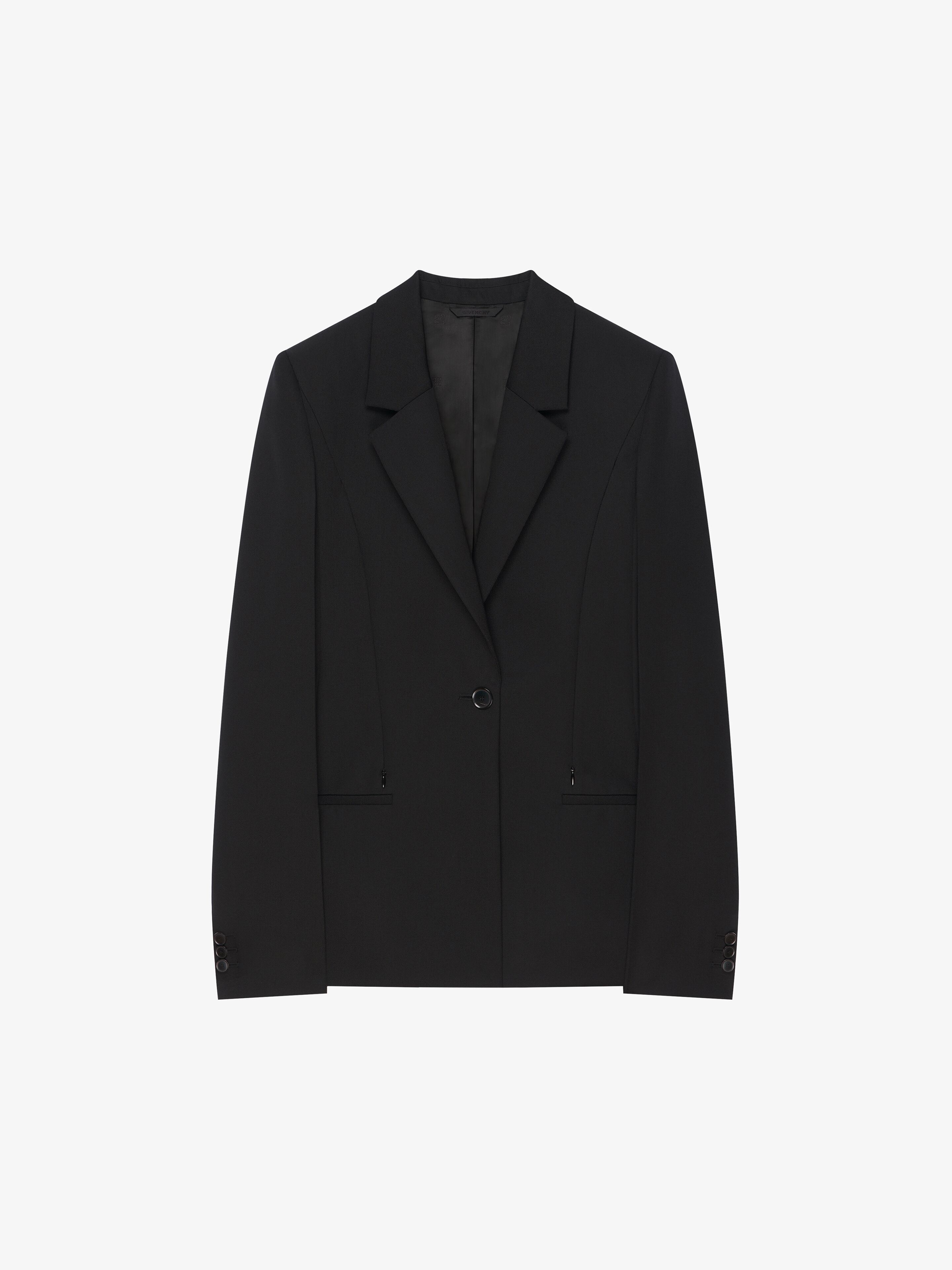 Givenchy o1w1db10325 Cape Jacket in Black Size XS / US 0-2 / IT 36-38 - 1 Thumbnail