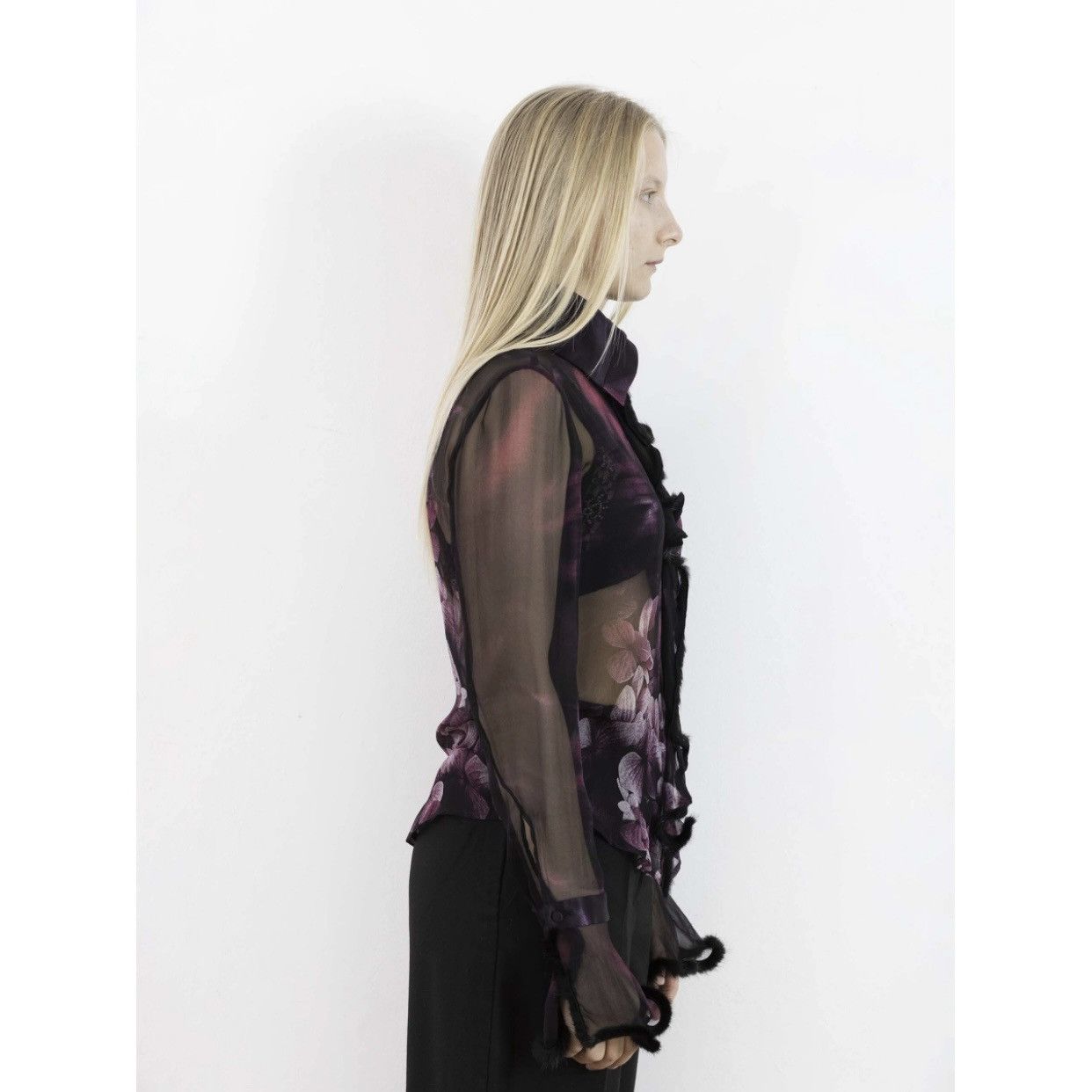 Roberto Cavalli Roberto Cavalli silk and mink fur shirt Size S / US 4 / IT 40 - 3 Thumbnail