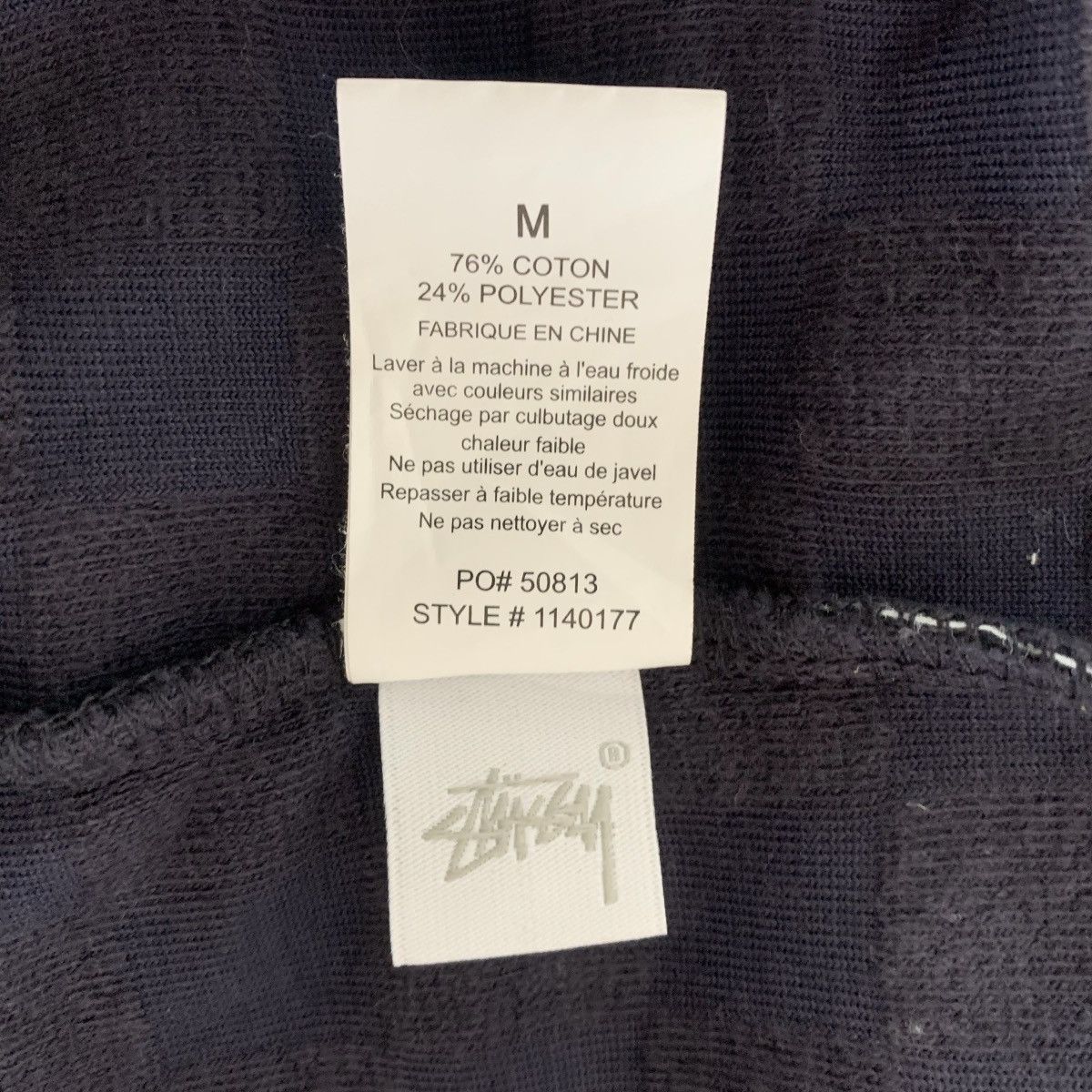 Stussy Stussy Clothing Velvet Black Check StreetWear Sweatshirt Size US M / EU 48-50 / 2 - 12 Thumbnail