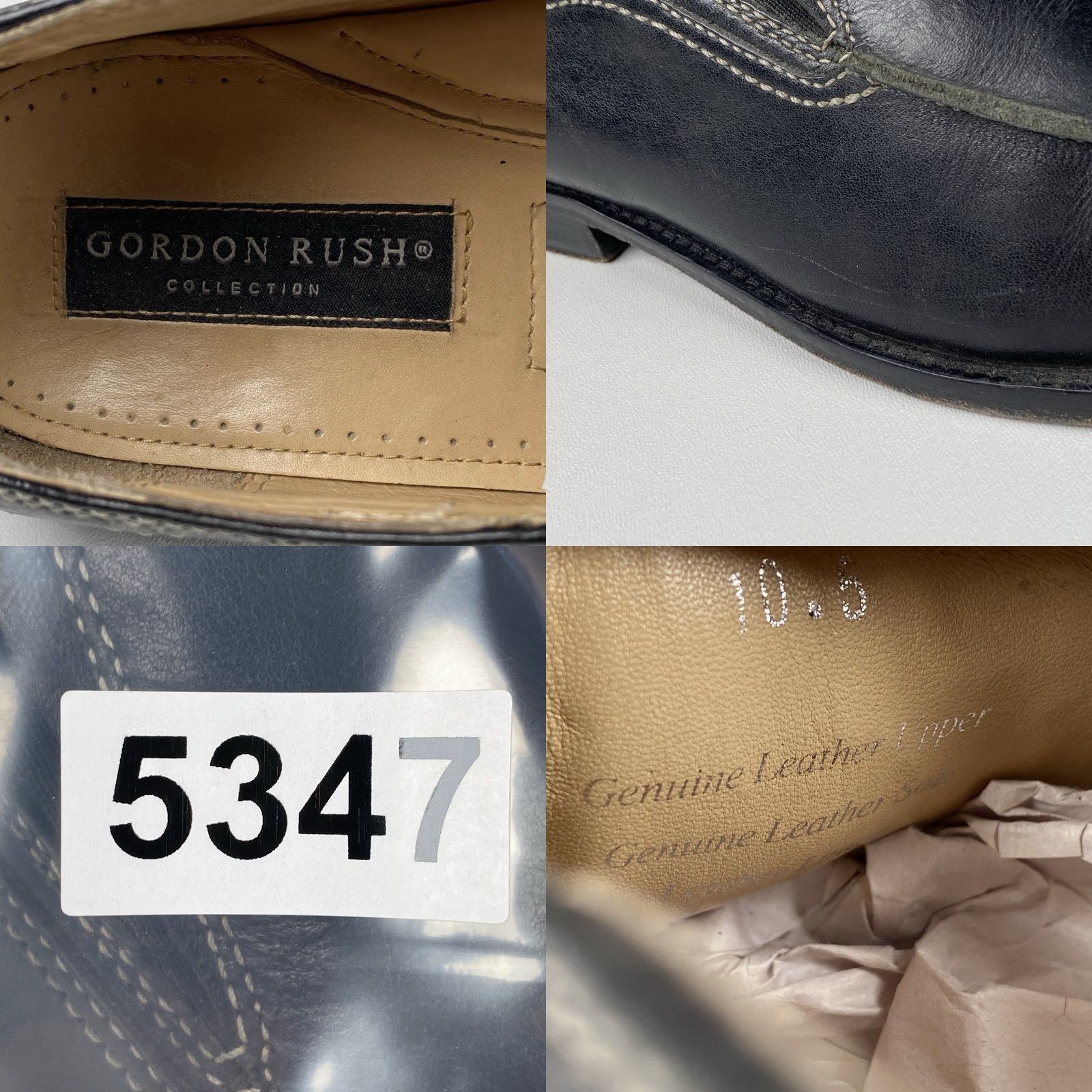 Vintage VINTAGE Mens Gordon Rush Collection Black Leather Loafers Size 10.5 Size US 11 / EU 44 - 9 Thumbnail