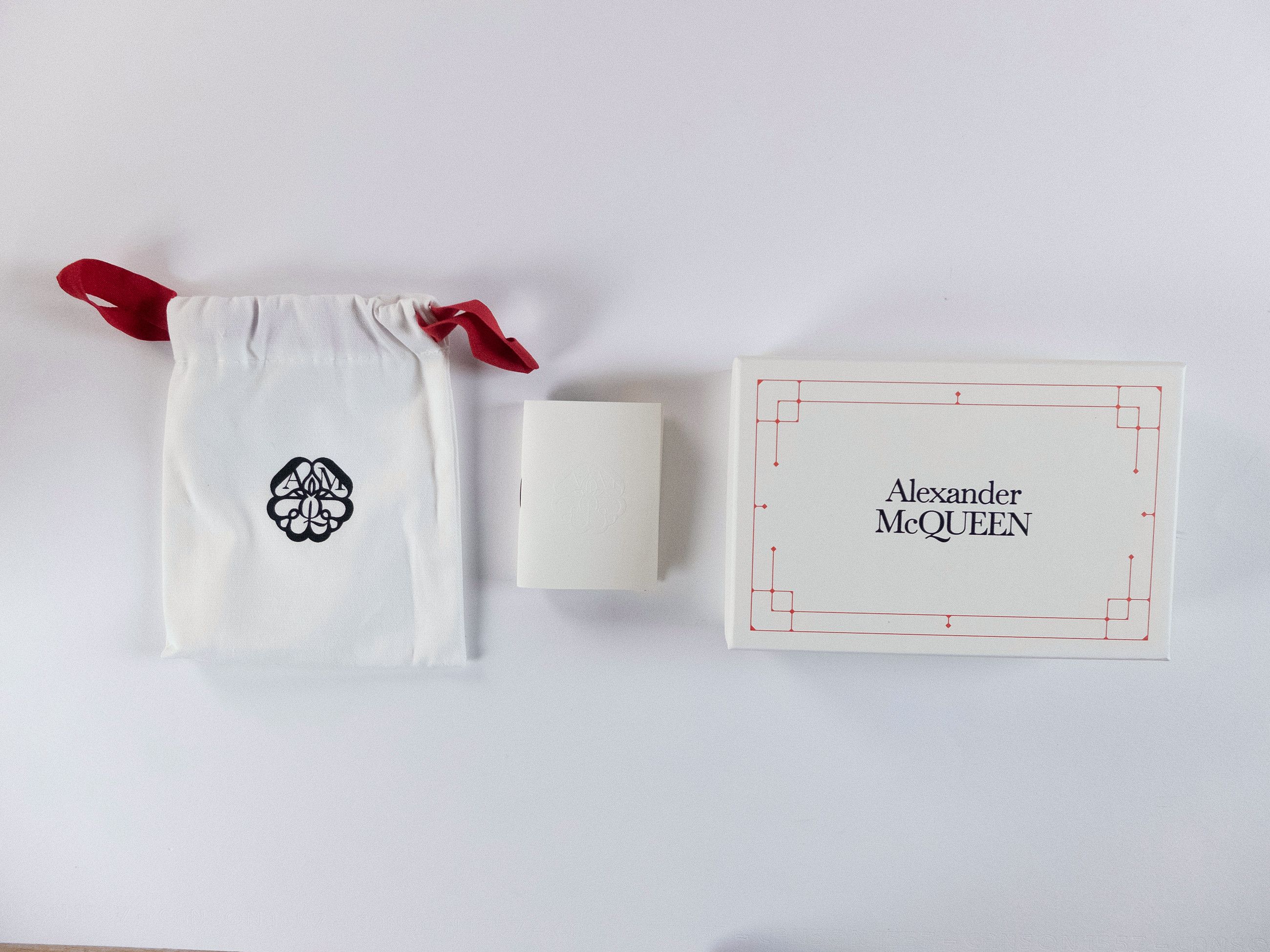 Alexander McQueen ALEXANDER MCQUEEN Harness graffiti logo leather wallet q Size ONE SIZE - 7 Thumbnail