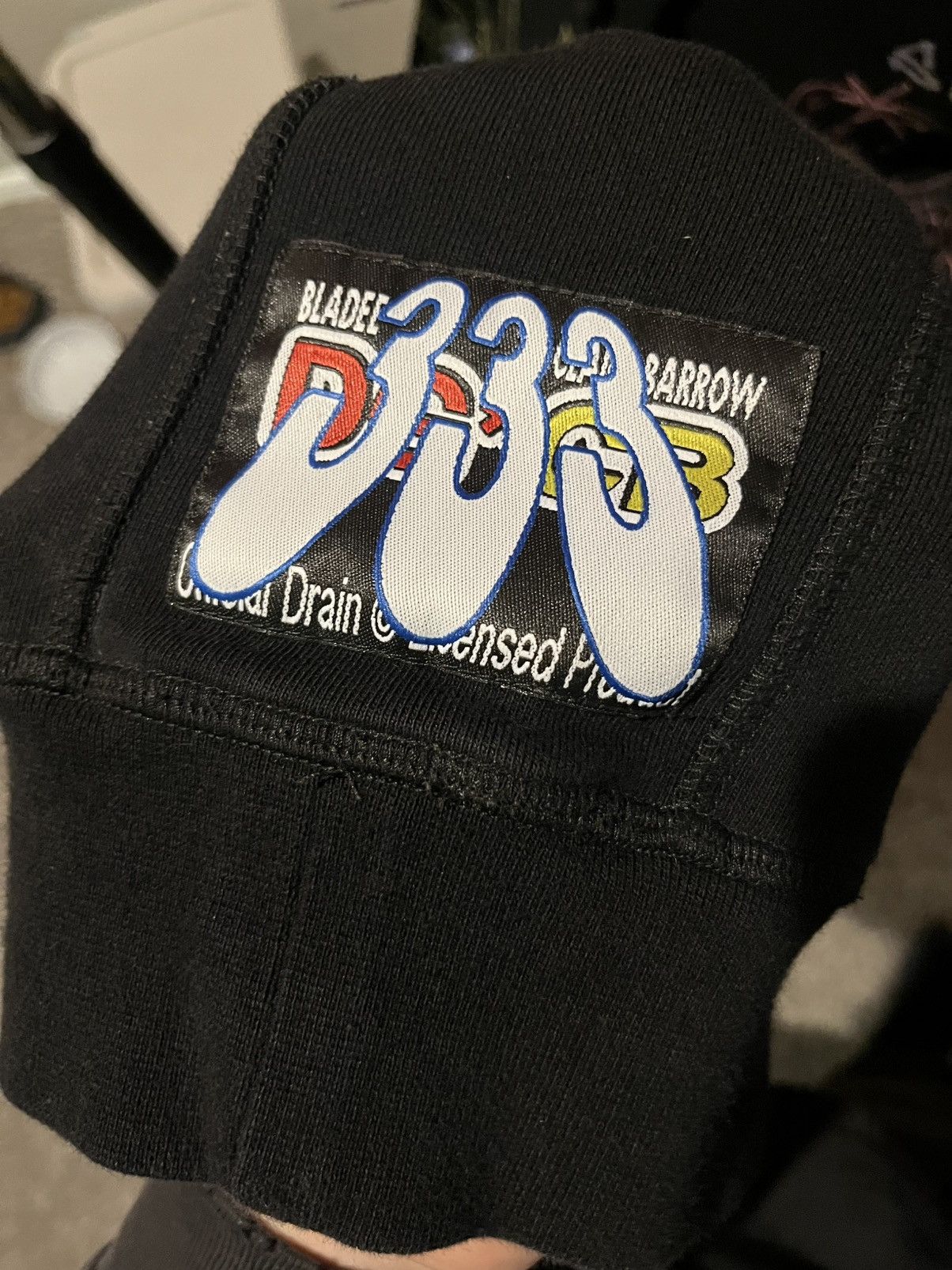 Drain Gang Bladee x Claire Barrow 333 Hoodie Black Size US XL / EU 56 / 4 - 3 Thumbnail