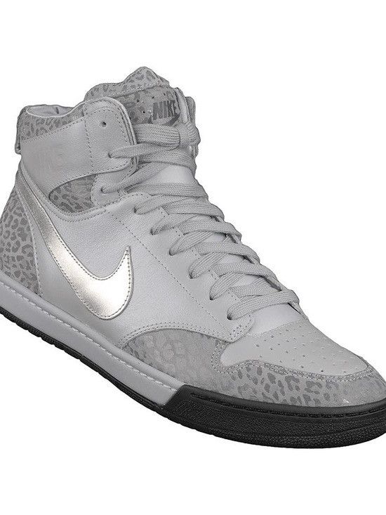 Nike Nike Air Royalty Gray Leopard High Top Sneakers - 6 Size US 6 / IT 36 - 1 Thumbnail