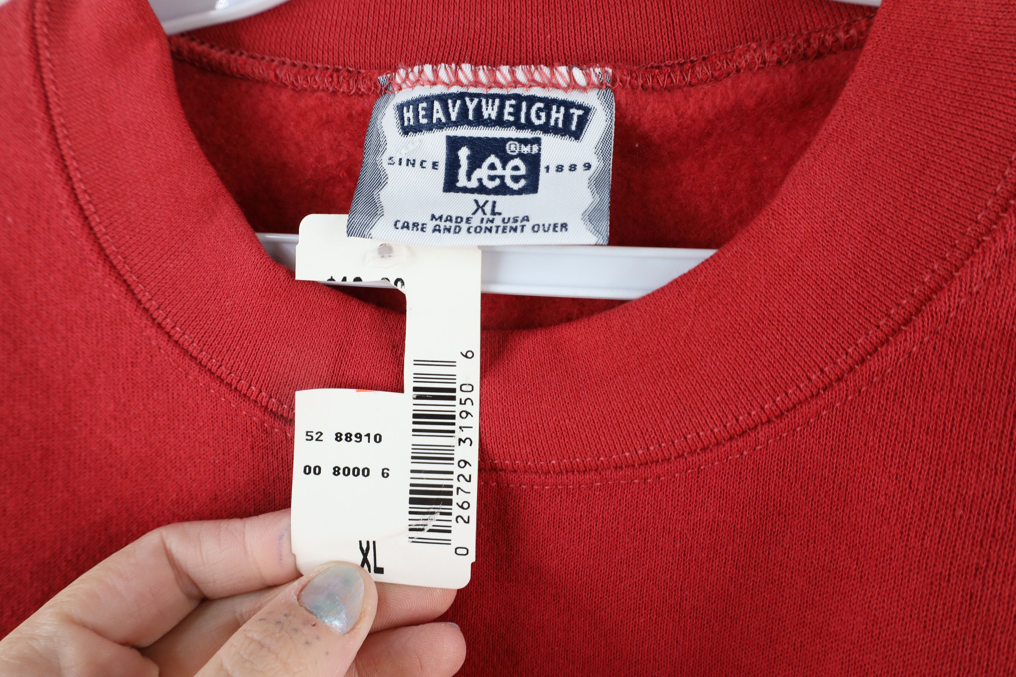 Vintage Deadstock Vintage 90s Streetwear Heavyweight Sweatshirt USA Size US XL / EU 56 / 4 - 4 Thumbnail