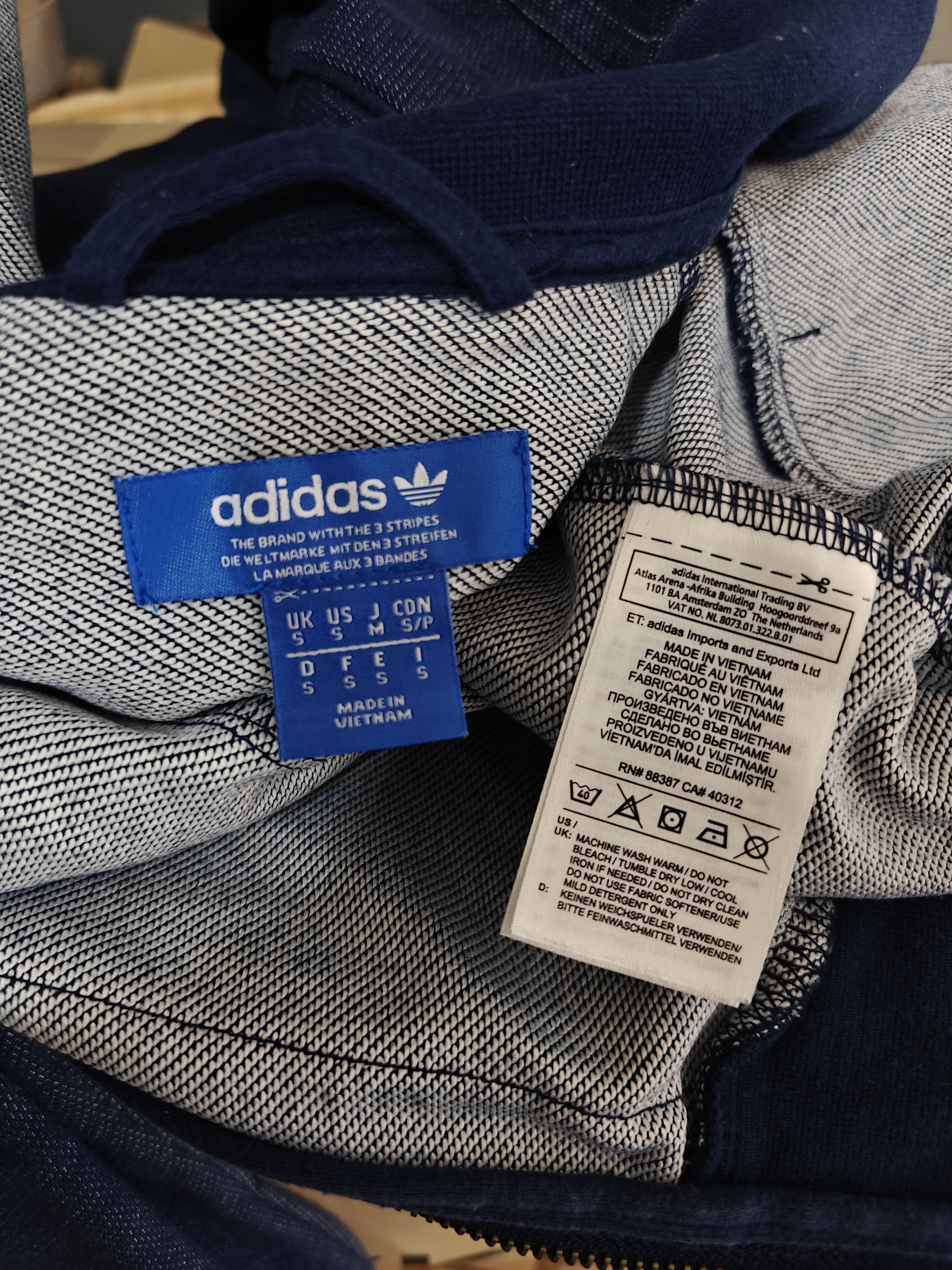 Adidas Adidas Originals Track Bomber Jacket Logo Zip Blue size S Size US S / EU 44-46 / 1 - 10 Thumbnail