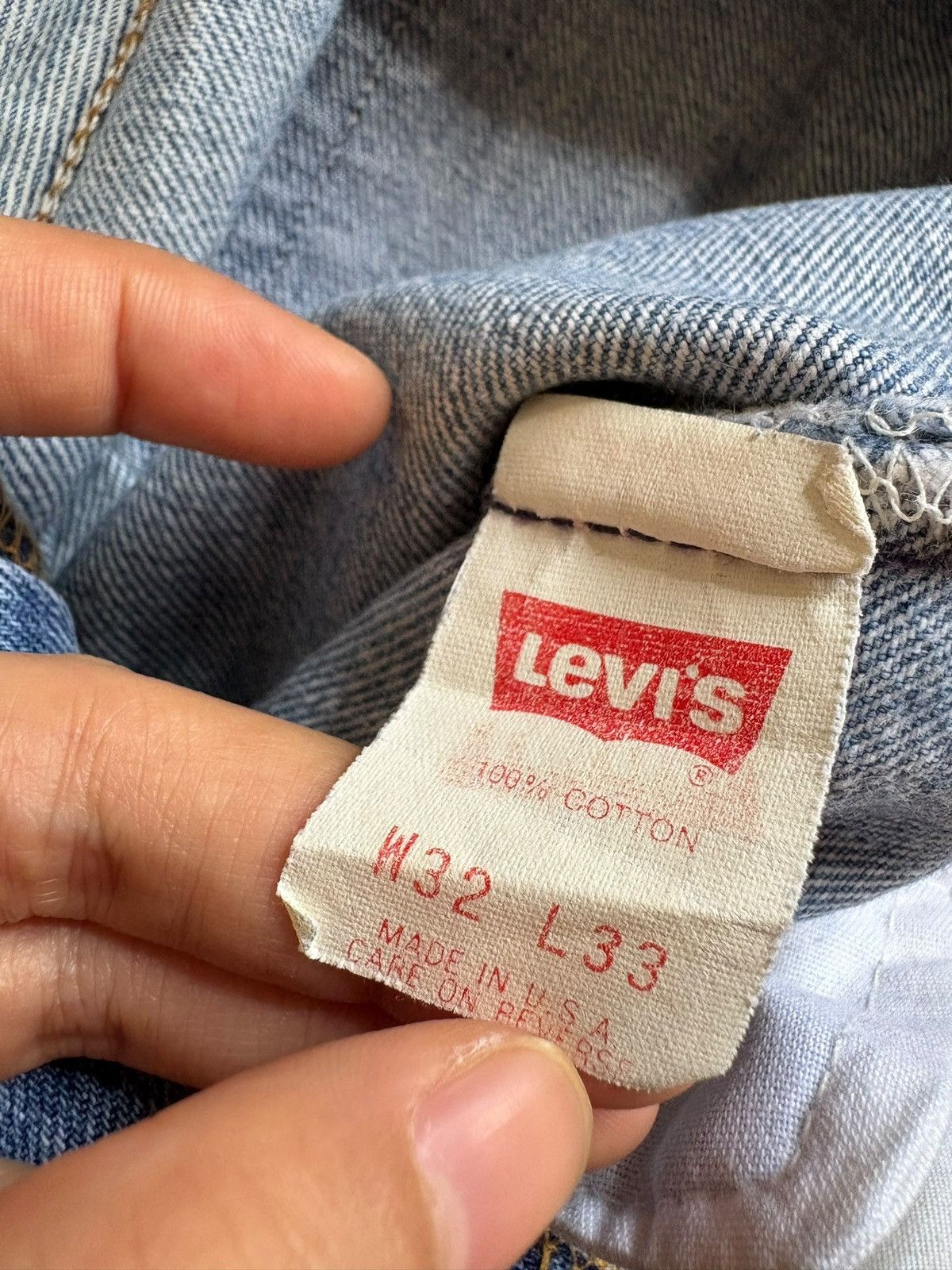 Levi's SALES🔥Vintage 90s Levis 501 Blue Wash Loose Jeans Size US 30 / EU 46 - 10 Thumbnail