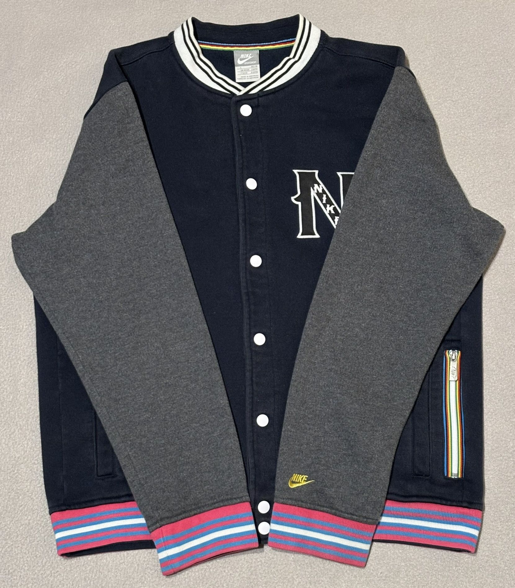 Nike Nike vintage baseball jacket size L Size US L / EU 52-54 / 3 - 9 Thumbnail