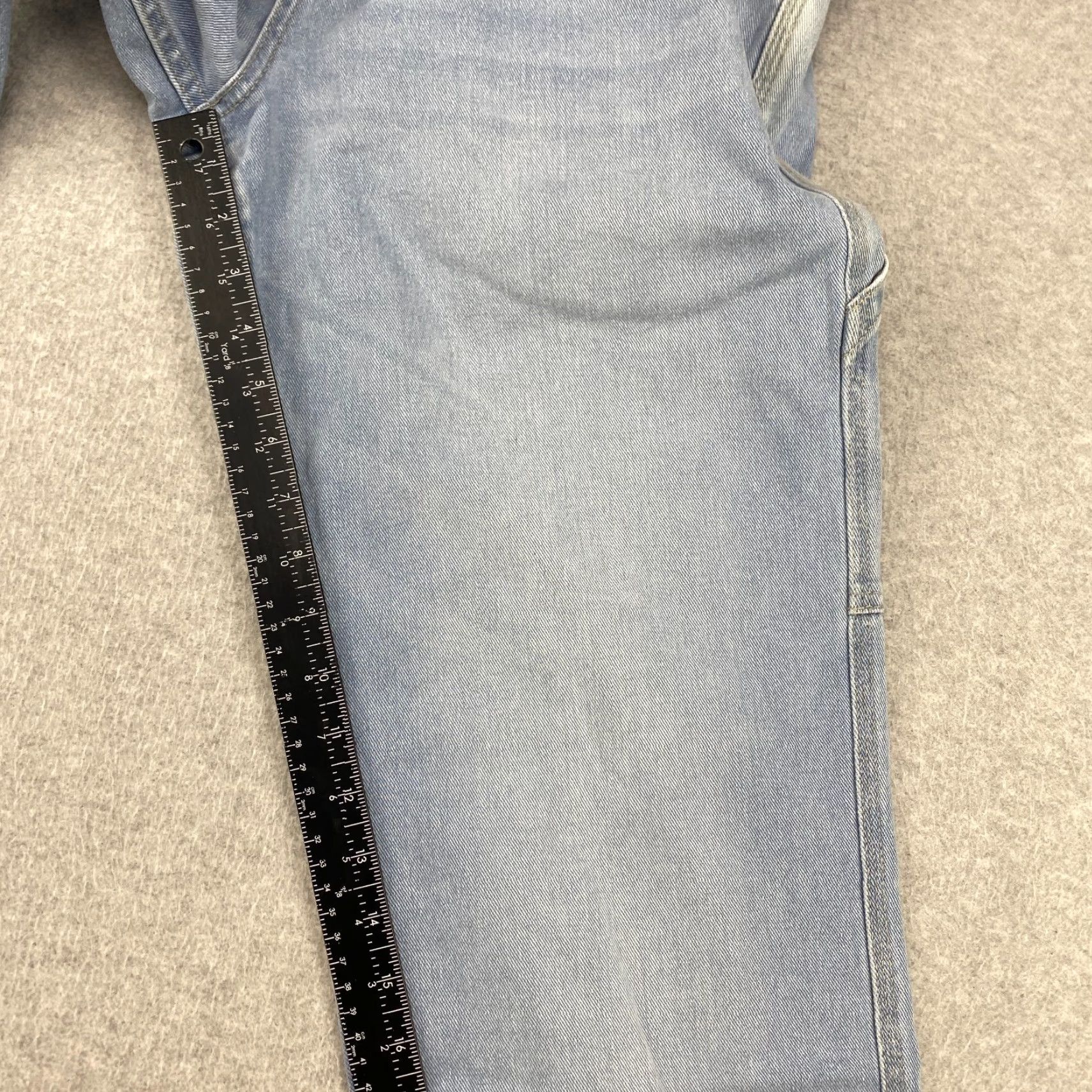 Essentials Amazon Essentials Jeans Mens 34X30 Blue Straight Leg Pockets Loose Fit Stretch Size US 34 / EU 50 - 6 Thumbnail