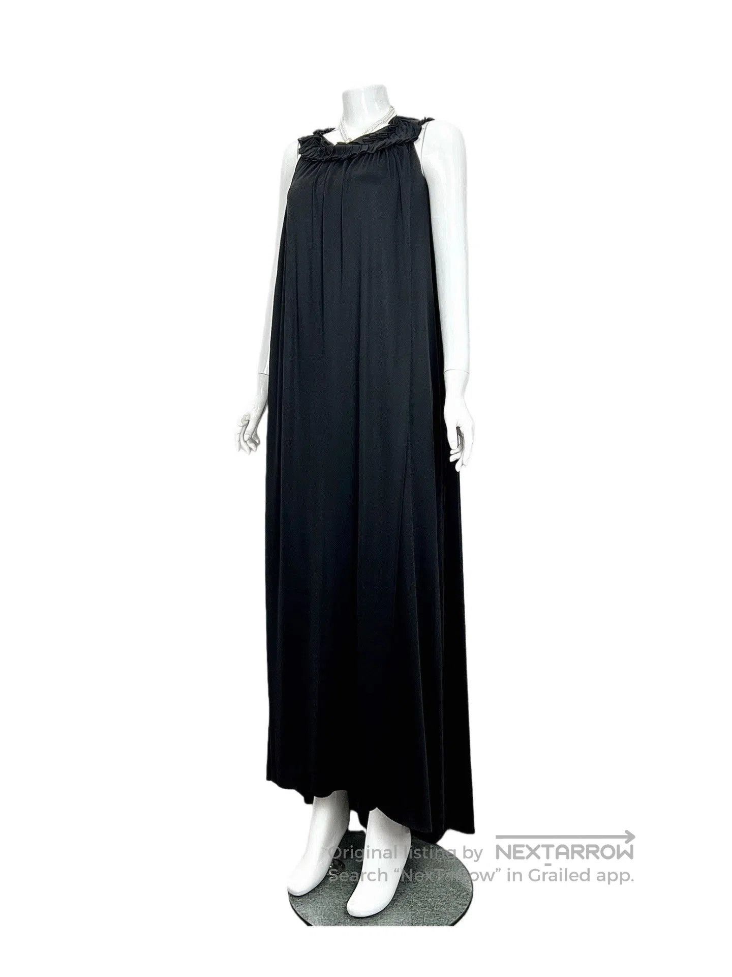 Saint Laurent Paris Yves Saint Laurent Black Sleeveless Maxi Dress. Size M / US 6-8 / IT 42-44 - 2 Thumbnail