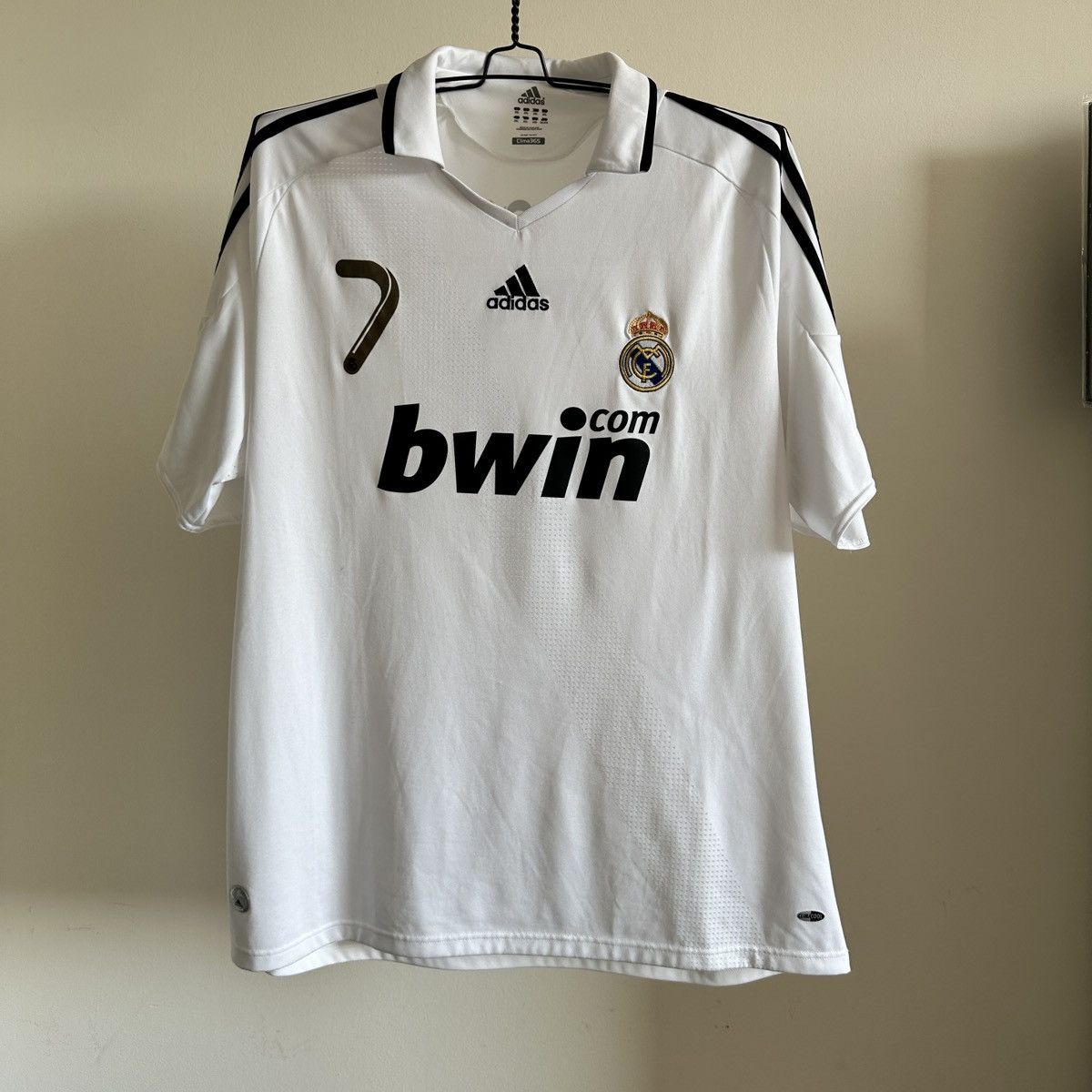 2008 Real Madrid Cristiano Ronaldo Soccer Jersey Home XXL