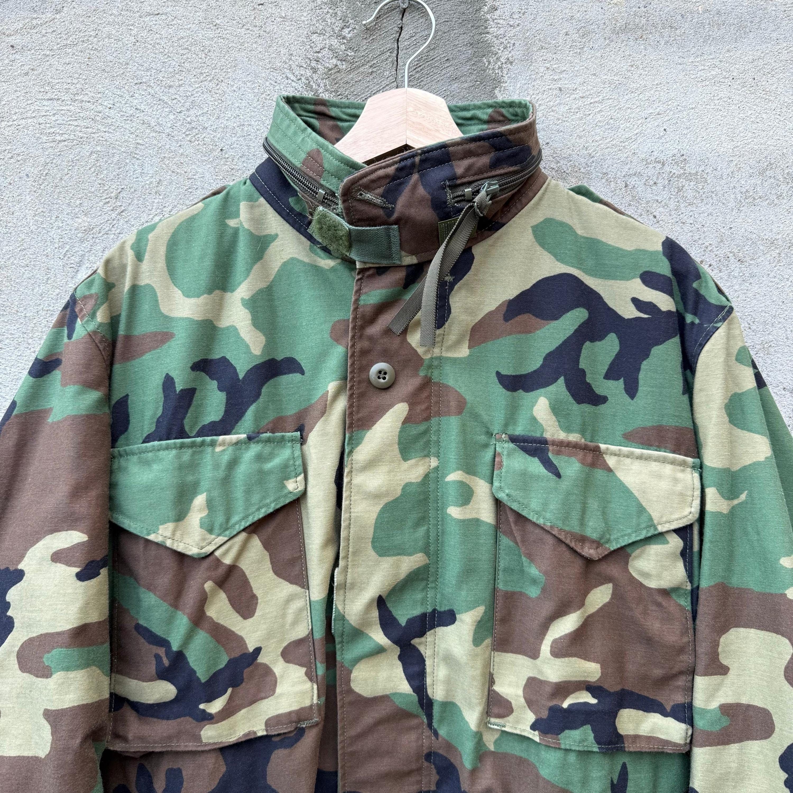 Vintage 90's US Military Woodland Camo Field Jacket Size US M / EU 48-50 / 2 - 5 Thumbnail