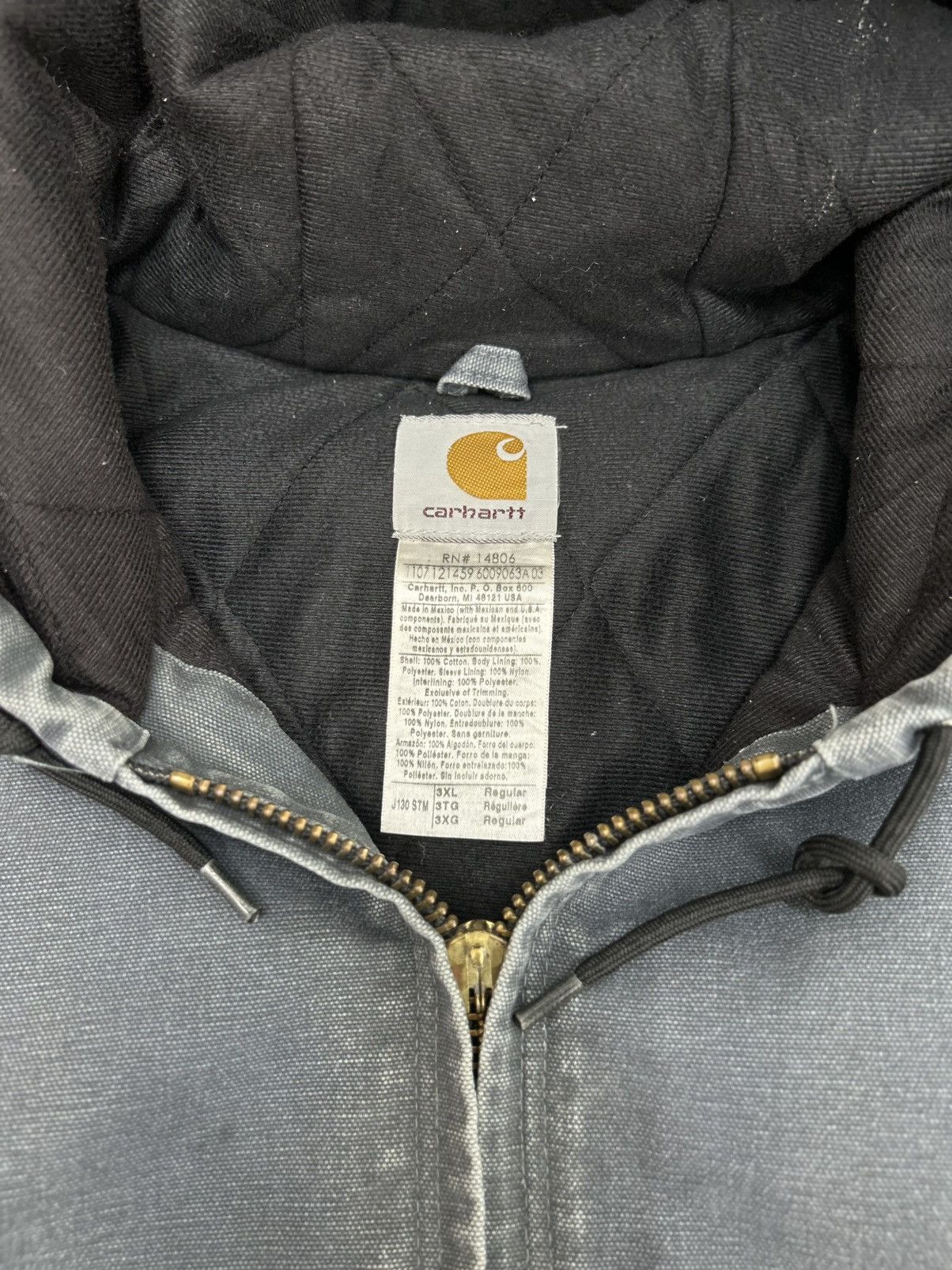 Carhartt × Vintage Vintage Carhartt J130 STM jacket hood Size US XXL / EU 58 / 5 - 6 Thumbnail